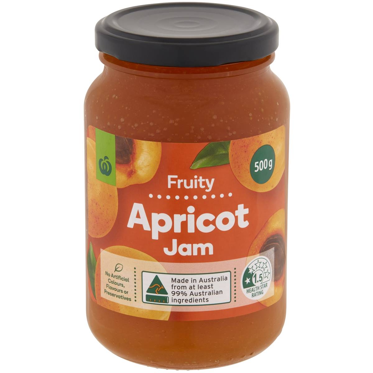 Calories in Woolworths Apricot Jam