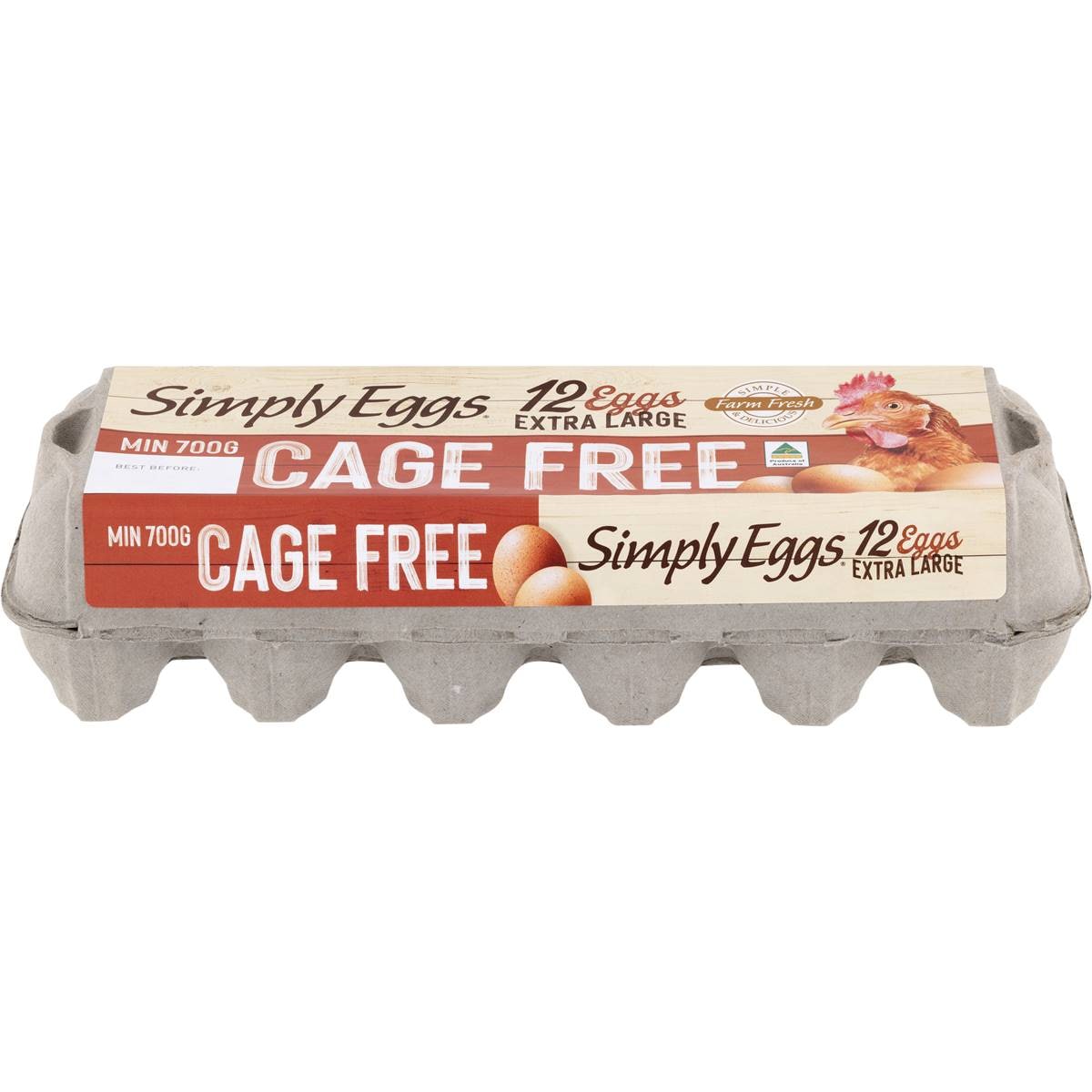 142 calories in Simply Eggs 12 Extra Large Cage Free Eggs (100g) calcount