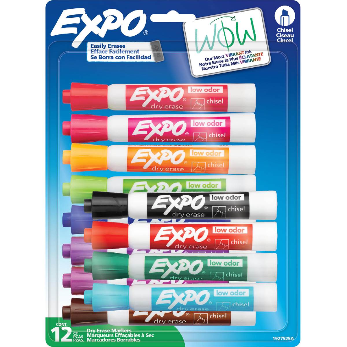 Expo Whiteboard Vibrant Marker Pens Chisel Tip