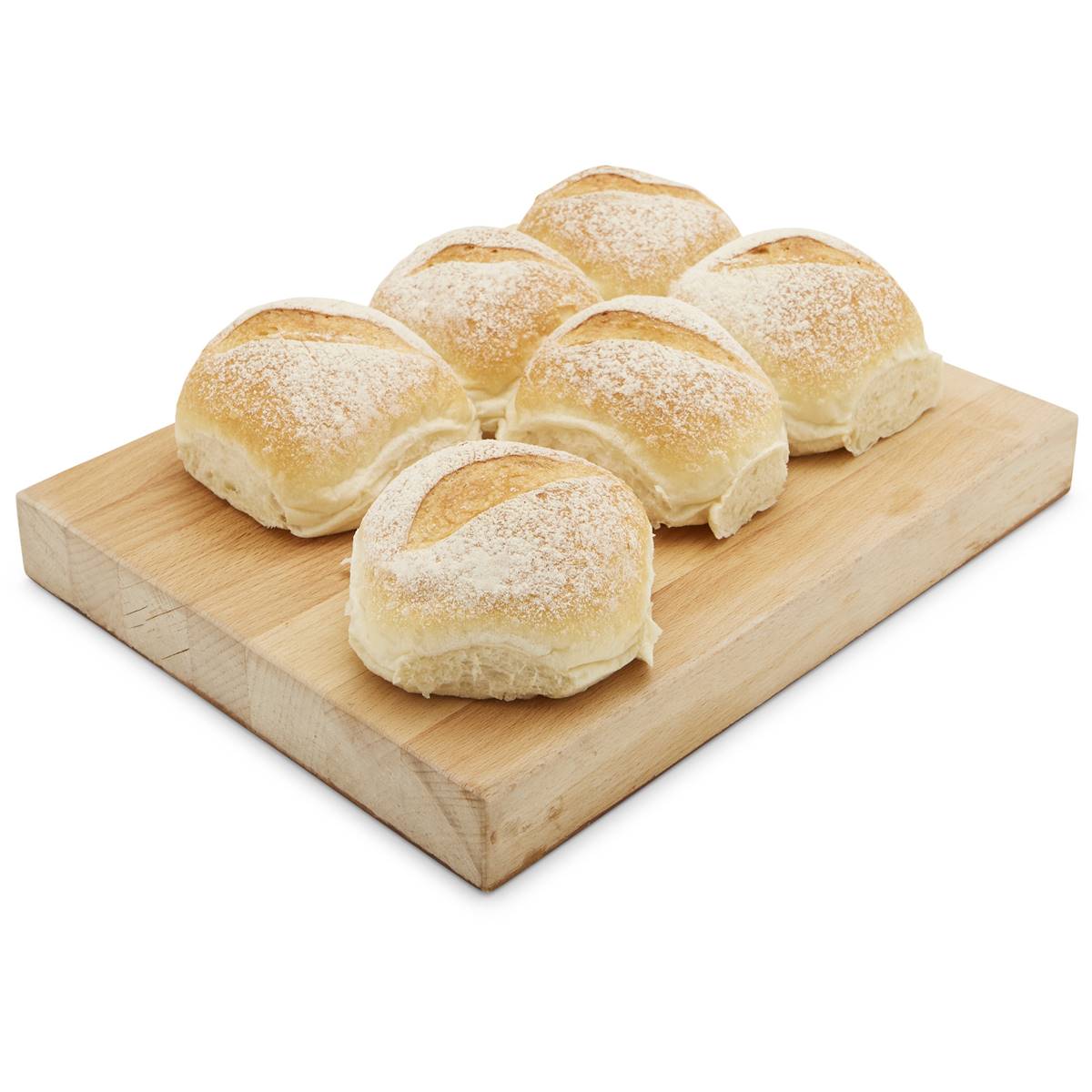 Calories in Woolworths White Hi Fibre Low Gi Lunch Rolls