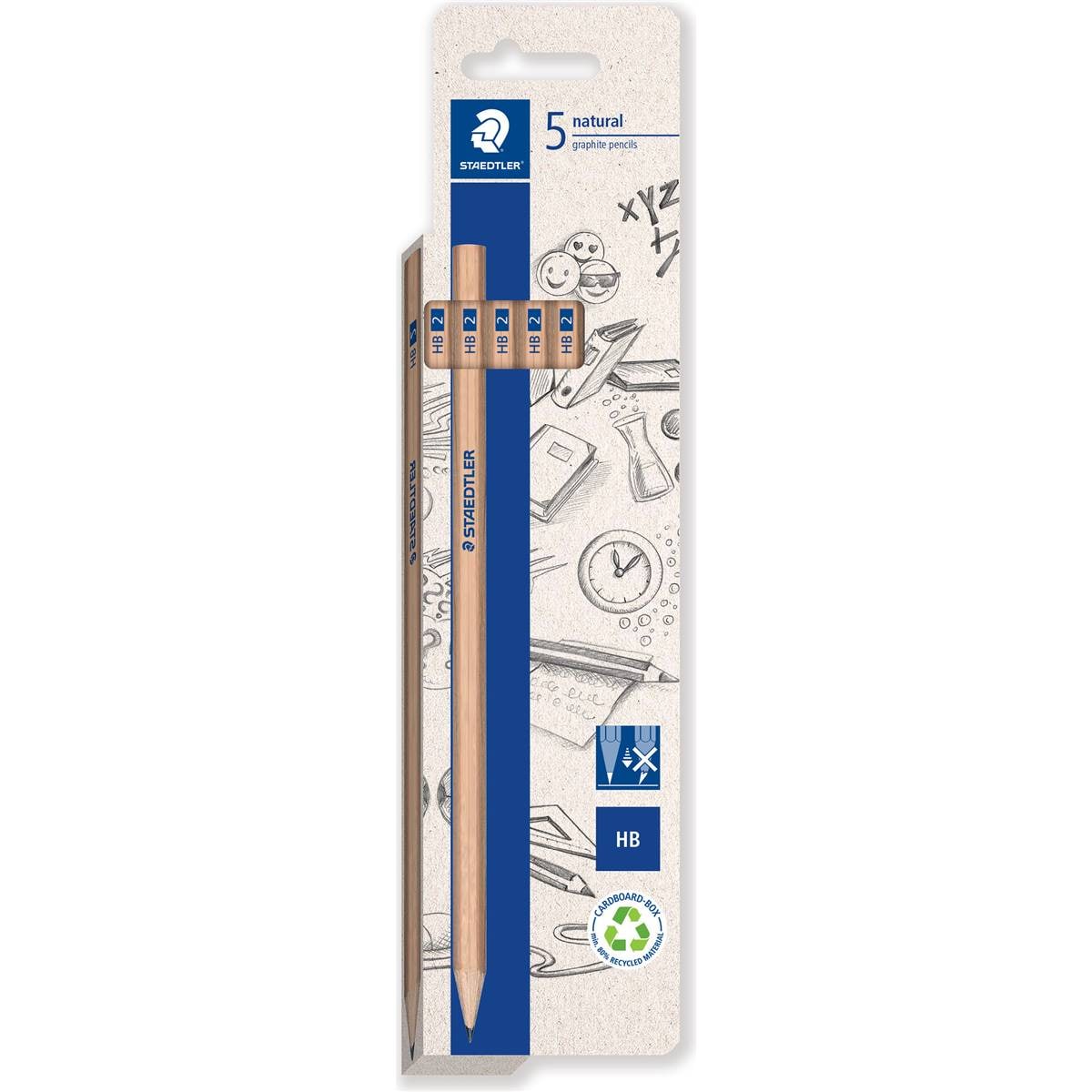 Staedtler Natural Graphite Pencils Hb