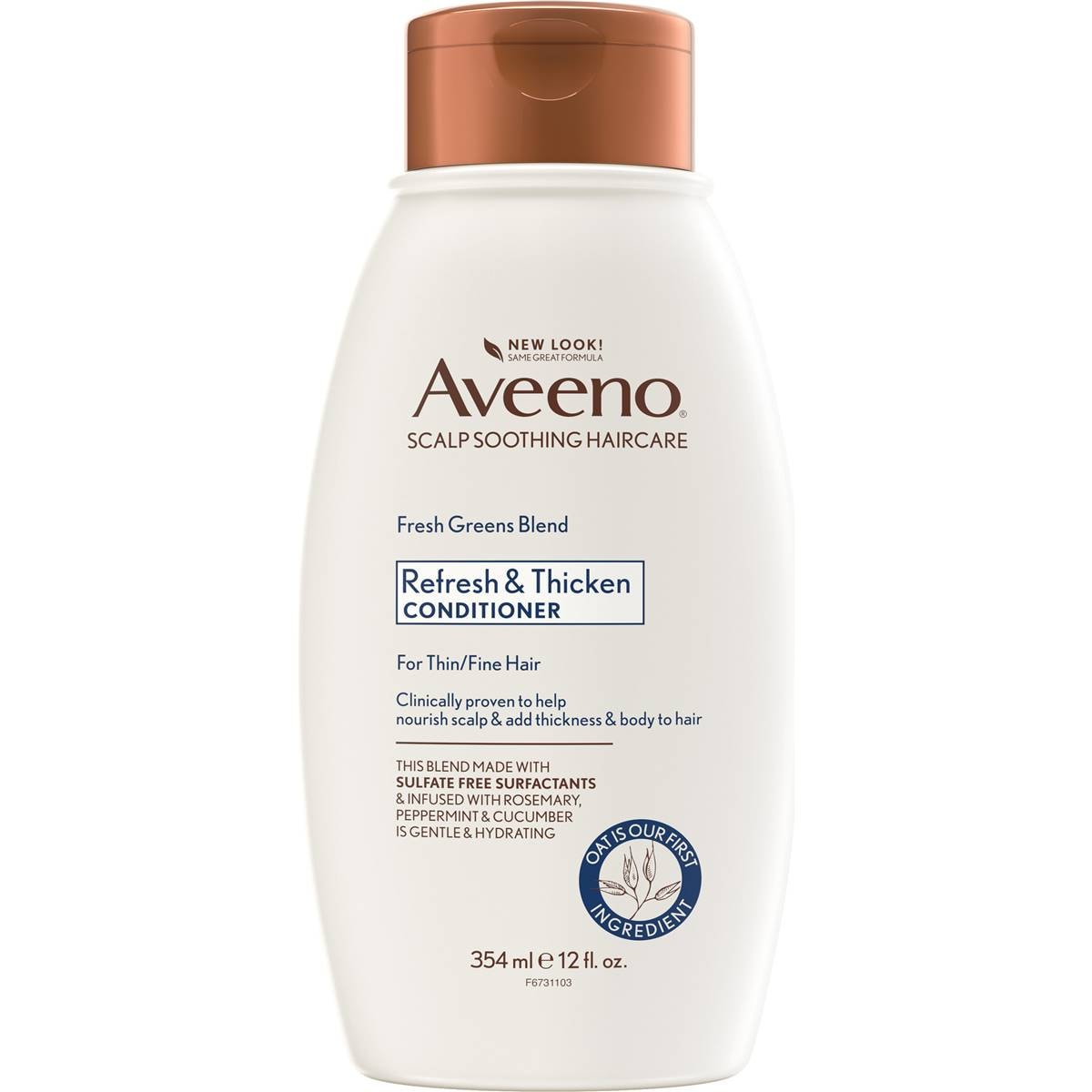 Aveeno Fresh Greens Blend Volumising Conditioner For Fine Hair 354mL