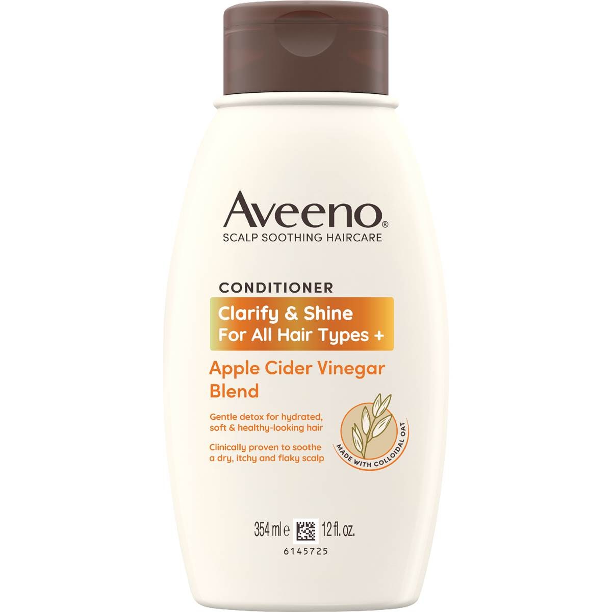 Aveeno Apple Cider Vinegar Clarifying Conditioner For Dull Hair 354mL