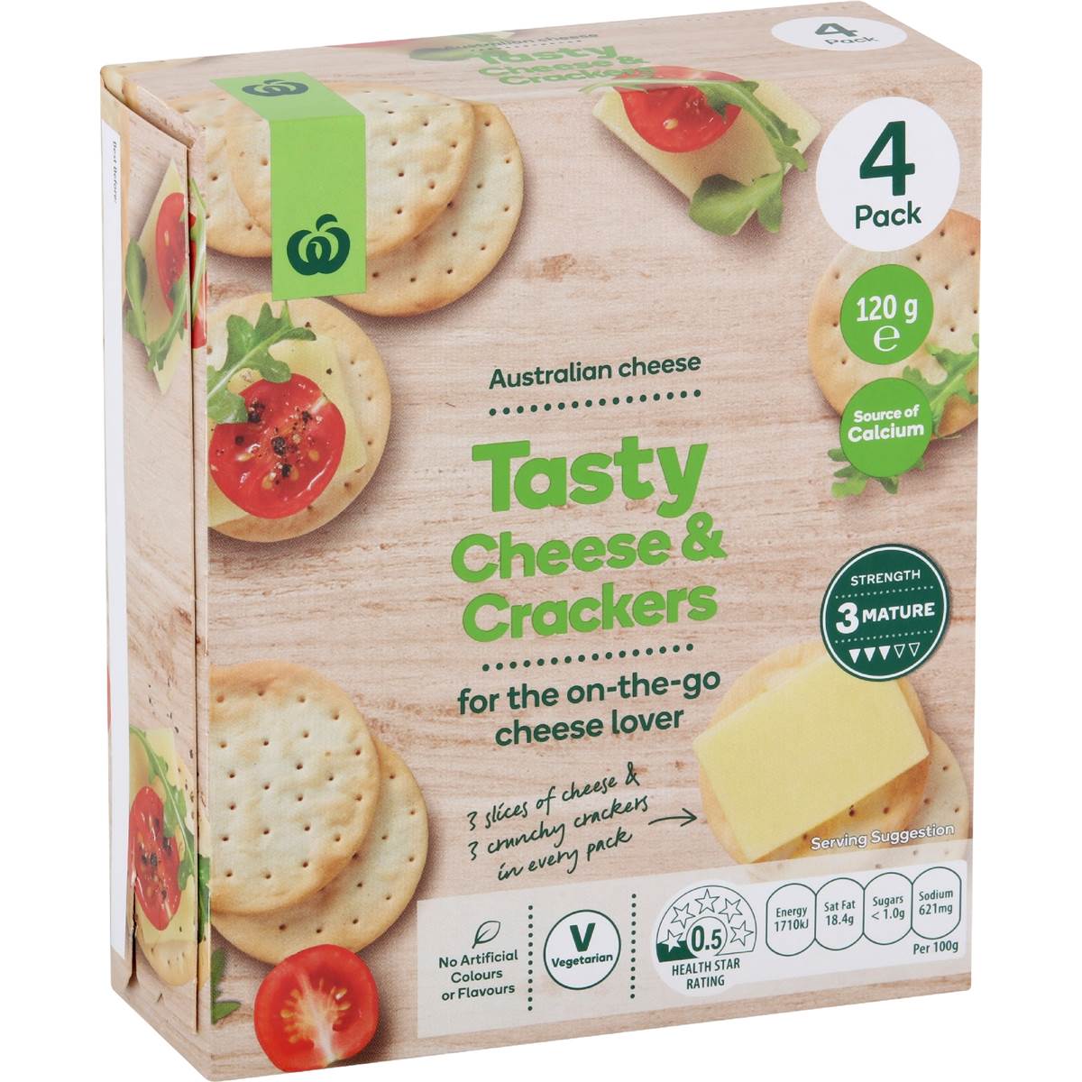 Woolworths Tasty Cheese & Crackers