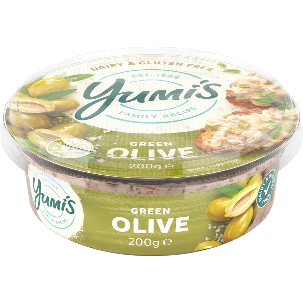 Calories in Yumi's Italian Olive Dip calcount