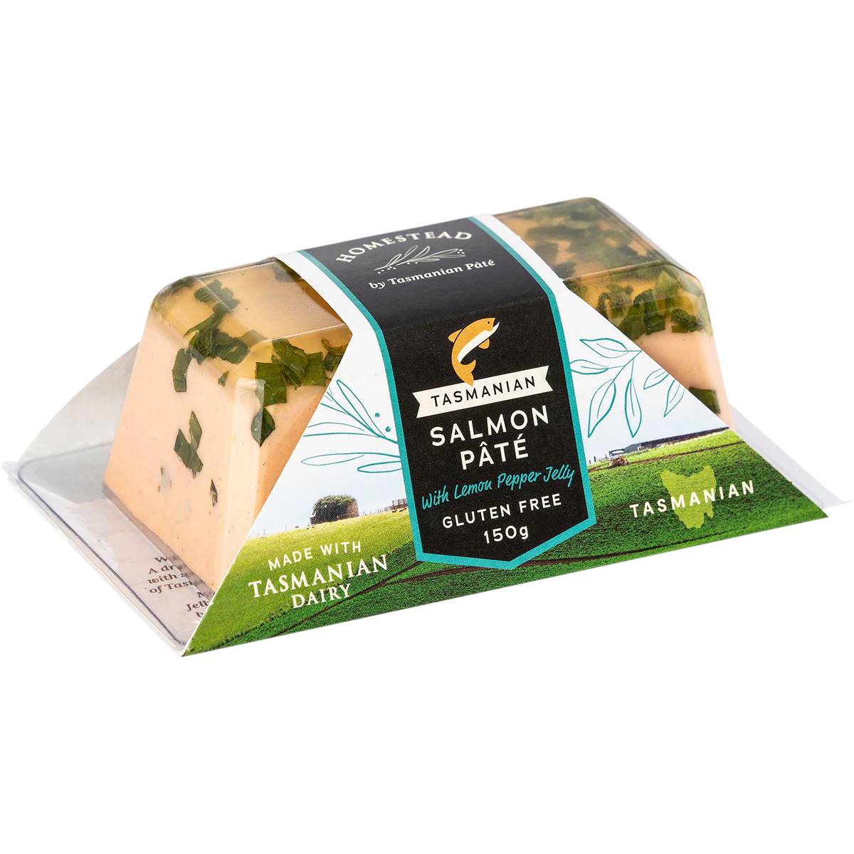 Homestead by Tasmanian Pate Salmon Pate With Lemon Pepper Jelly 150g