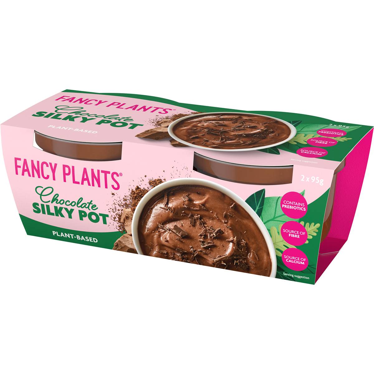 Calories in Fancy Plants Plant Based Chocolate Silky Pot
