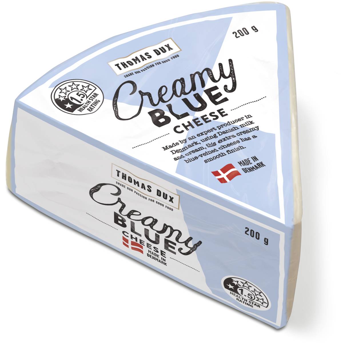 Calories in Thomas Dux Creamy Blue Cheese Calorie Counter Australia