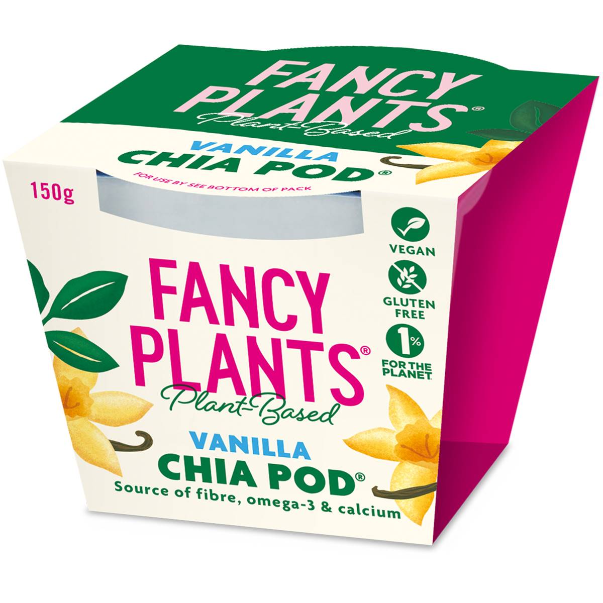 Calories in Fancy Plants Plant Based Vanilla Chia Pod