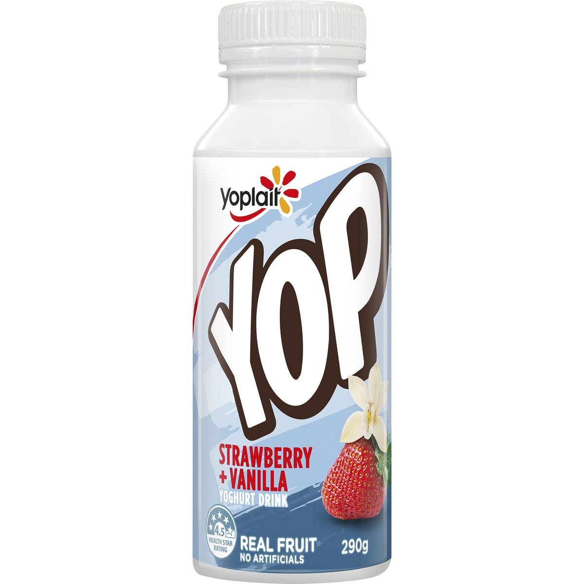 Calories in Yoplait Yop Strawberry & Vanilla Yoghurt Drink