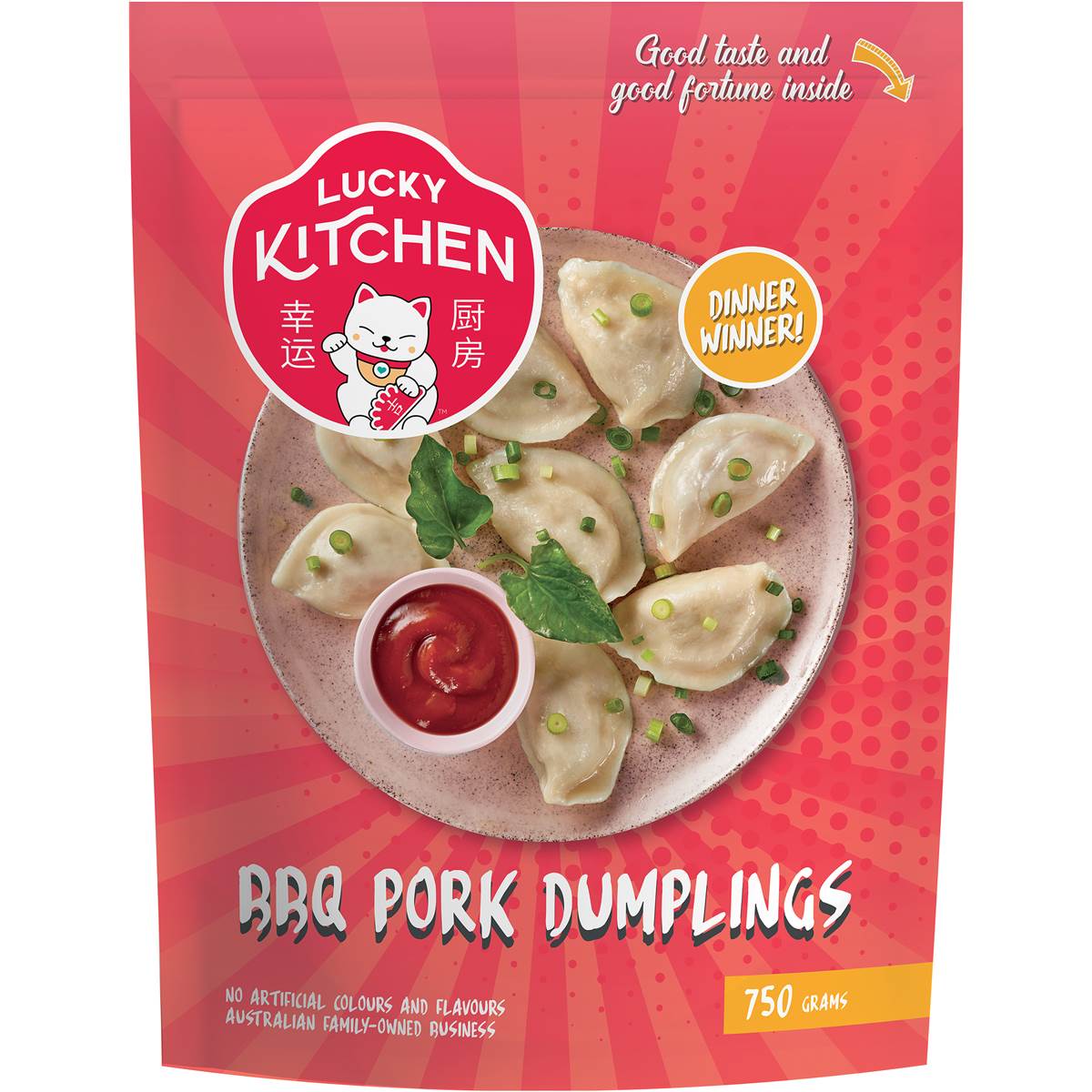 Lucky Kitchen BBQ Pork Dumplings