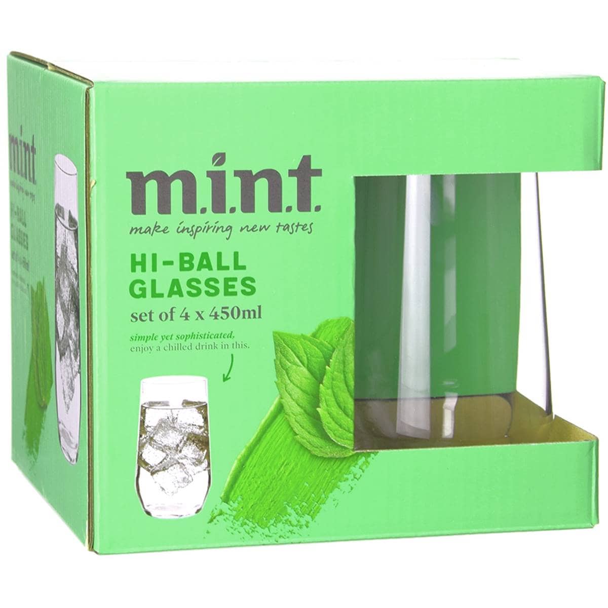 MINT Hi-Ball Glasses 450ml 4 pack