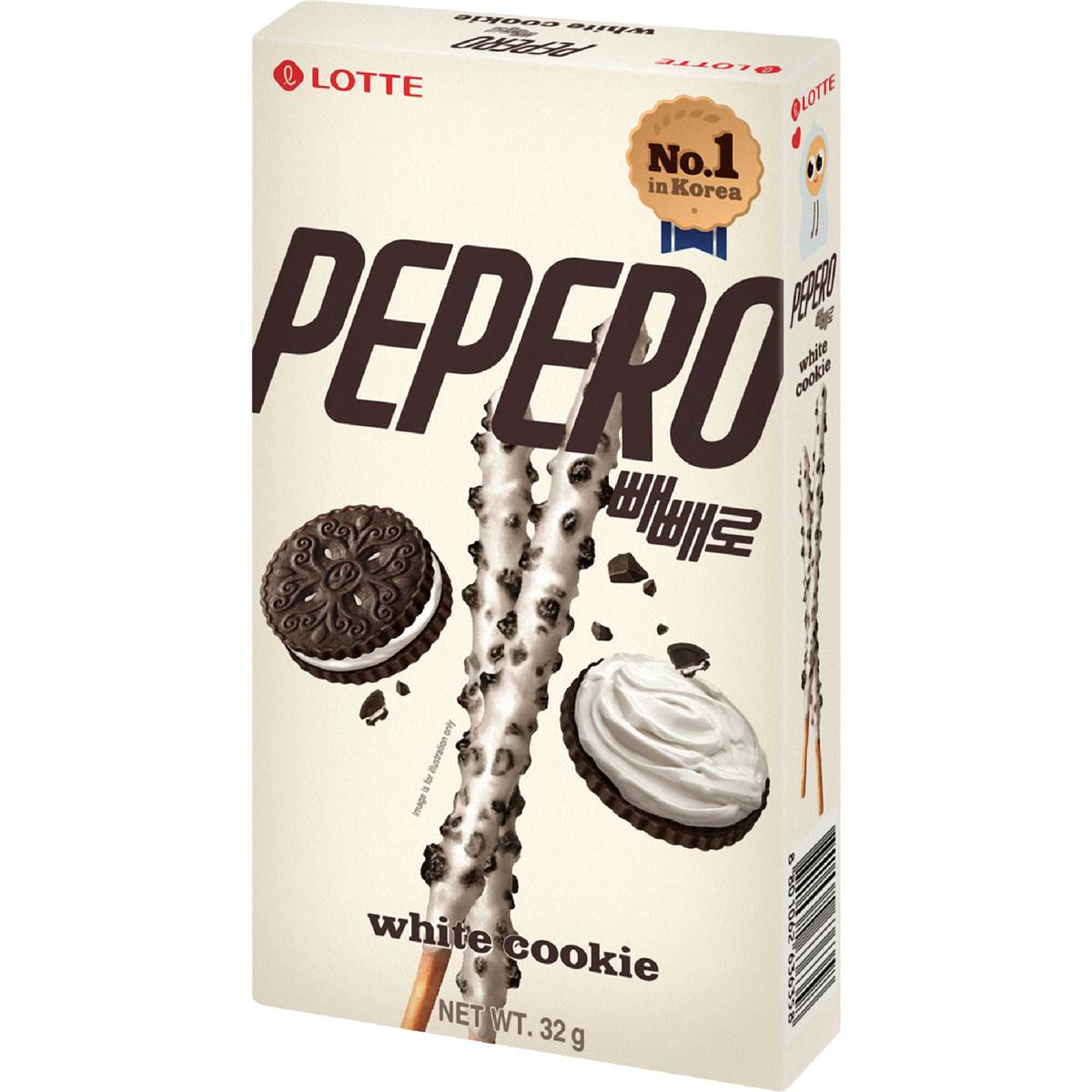 Lotte Pepero White Chocolate Stick & Biscuit