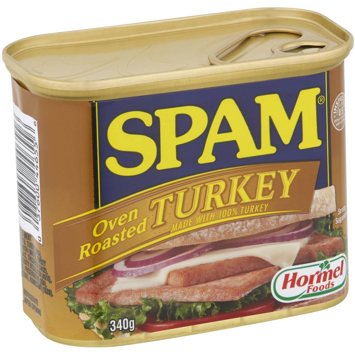 Calories in Hormel Oven Roasted Turkey Spam and Nutrition Facts