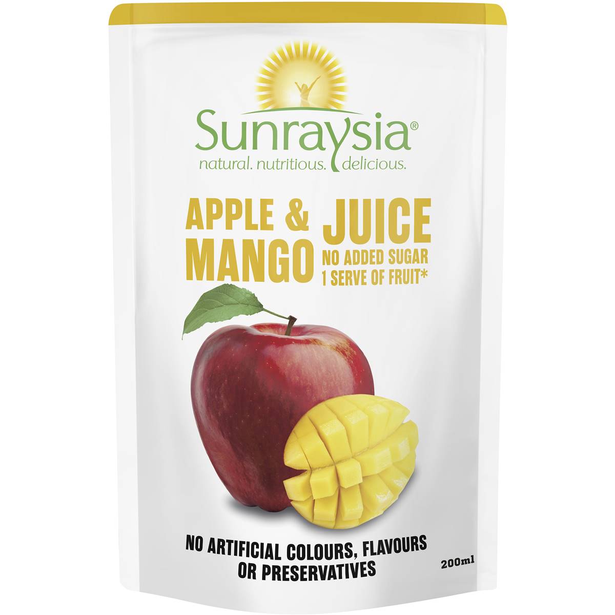 Calories in Sunraysia Apple & Mango Juice