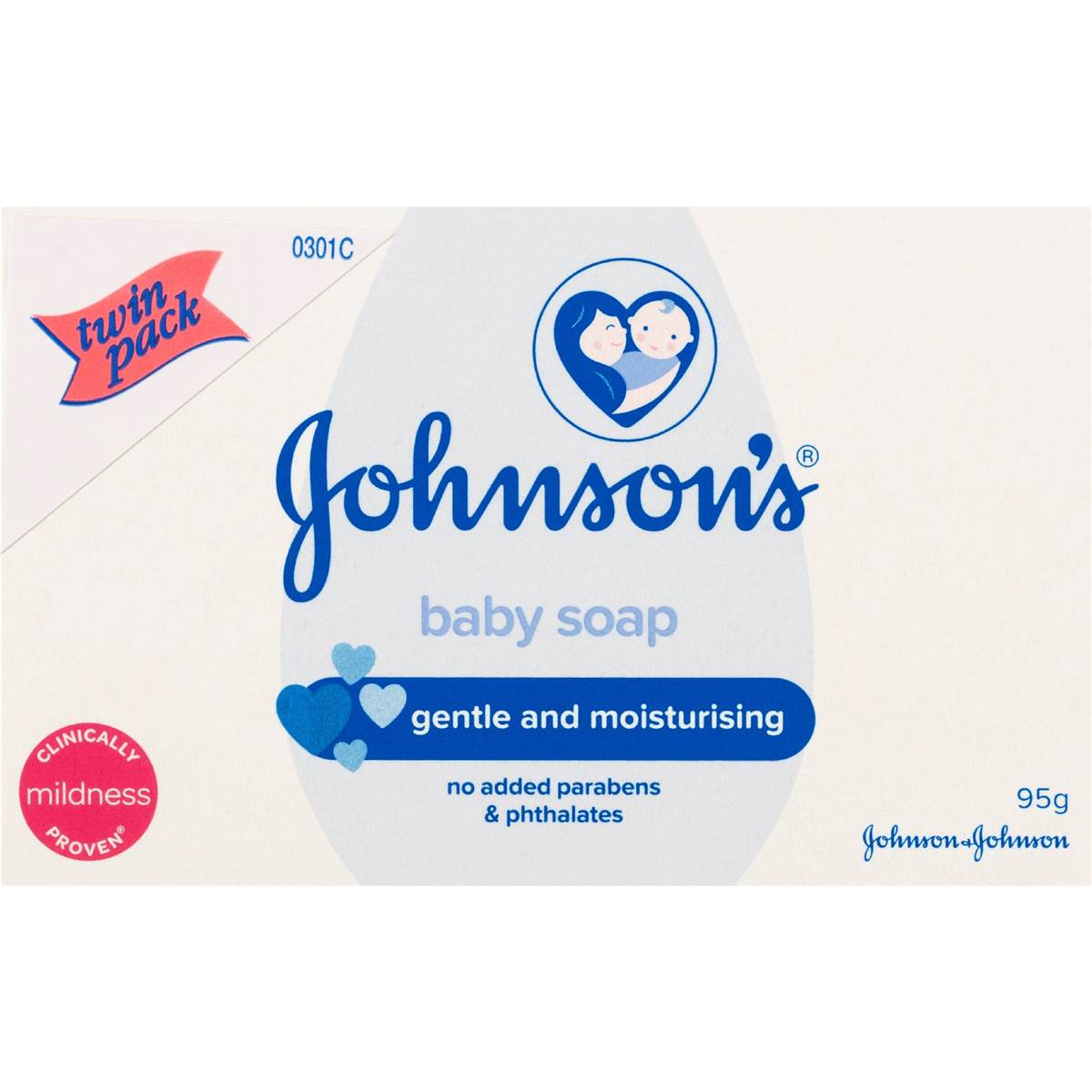 Johnson's Gentle Moisturising Baby Soap Bar
