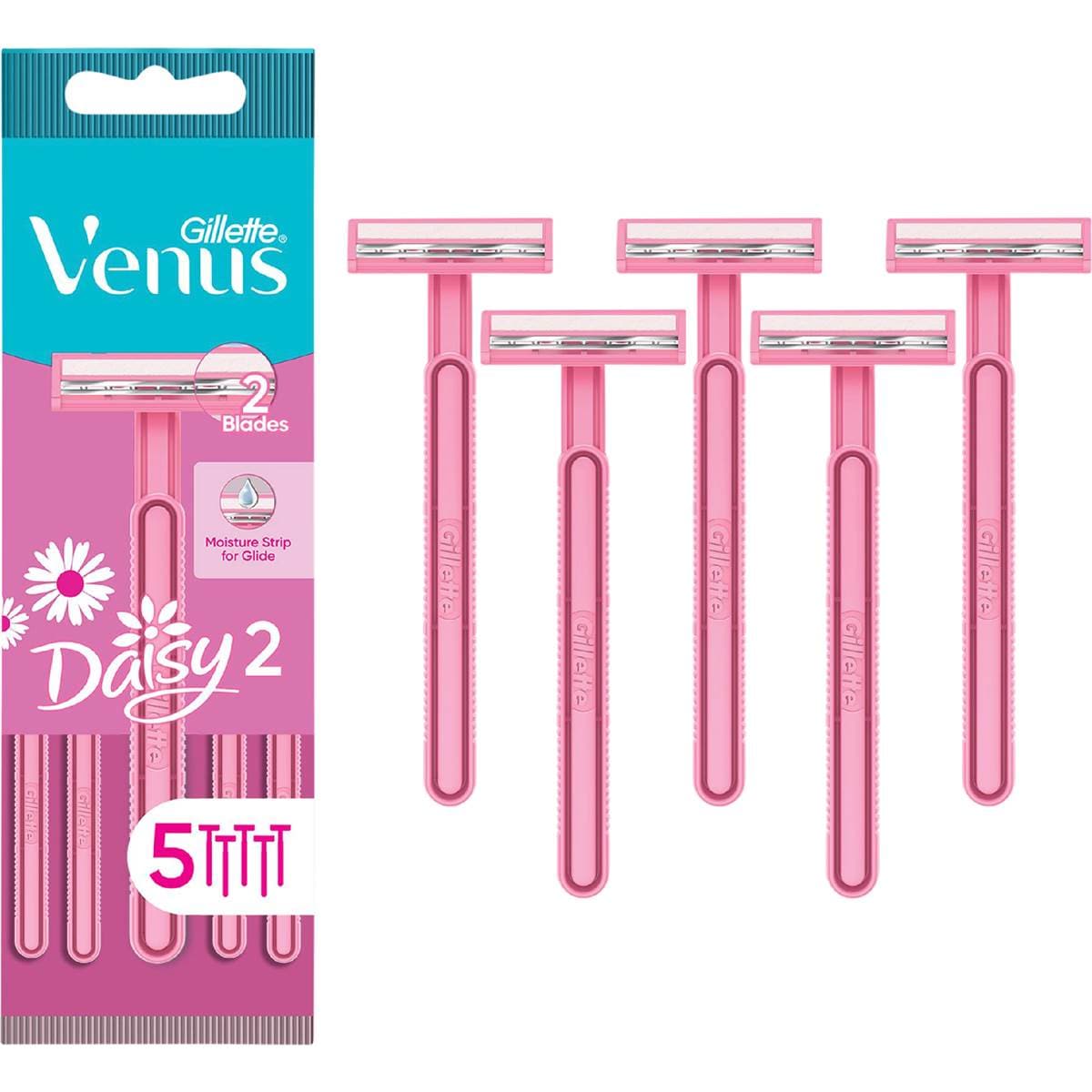 Gillette Venus Daisy Classic Disposable Razors 5 pack