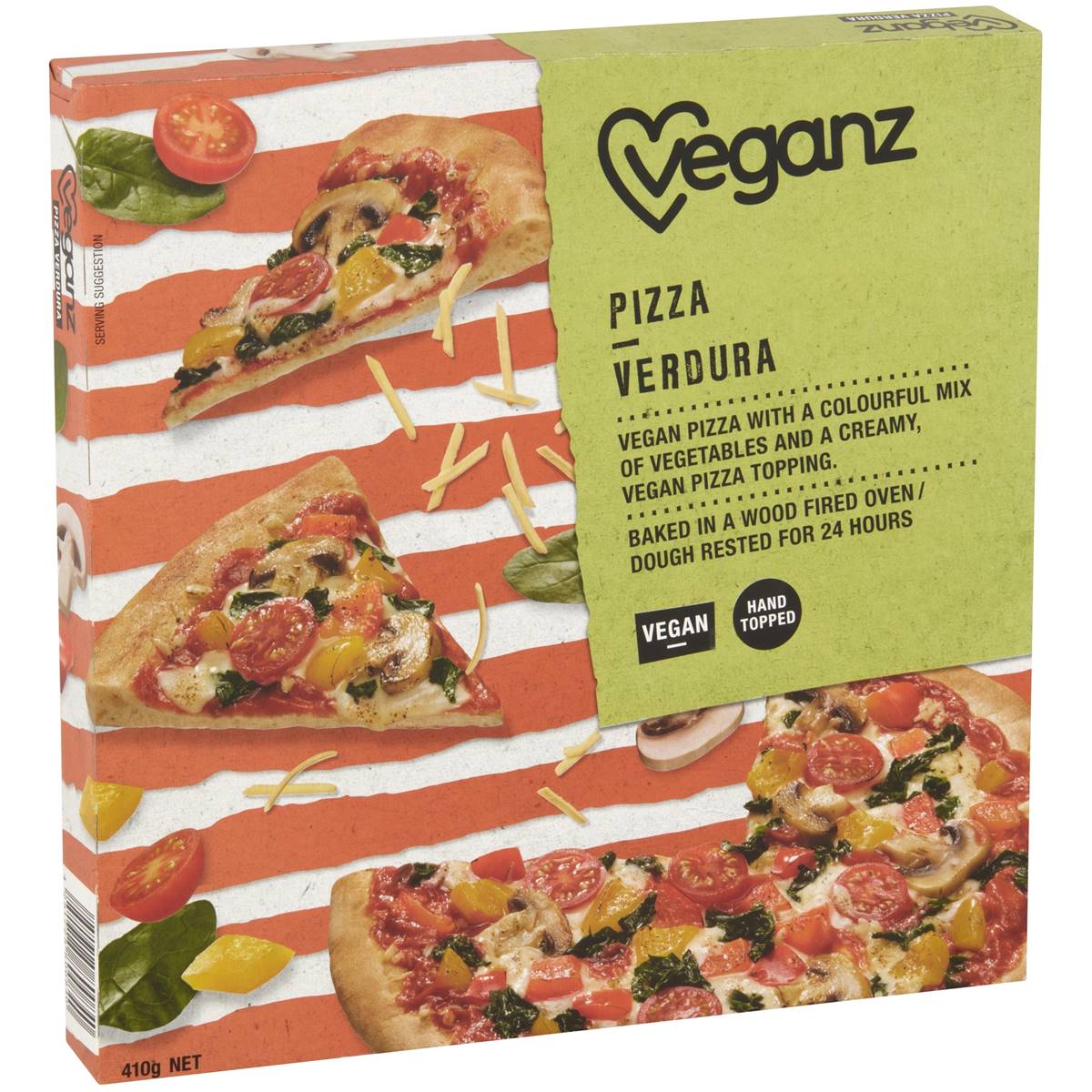 Calories in Veganz Verdura Pizza