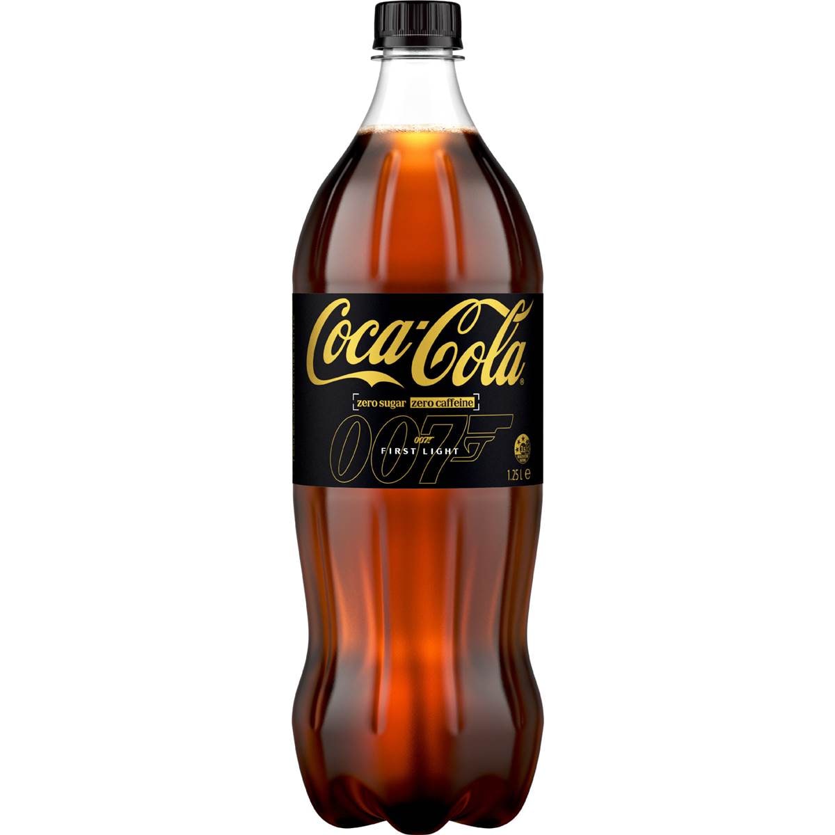 Coca-Cola Caffeine Free Zero Sugar Soft Drink Bottle 1.25L