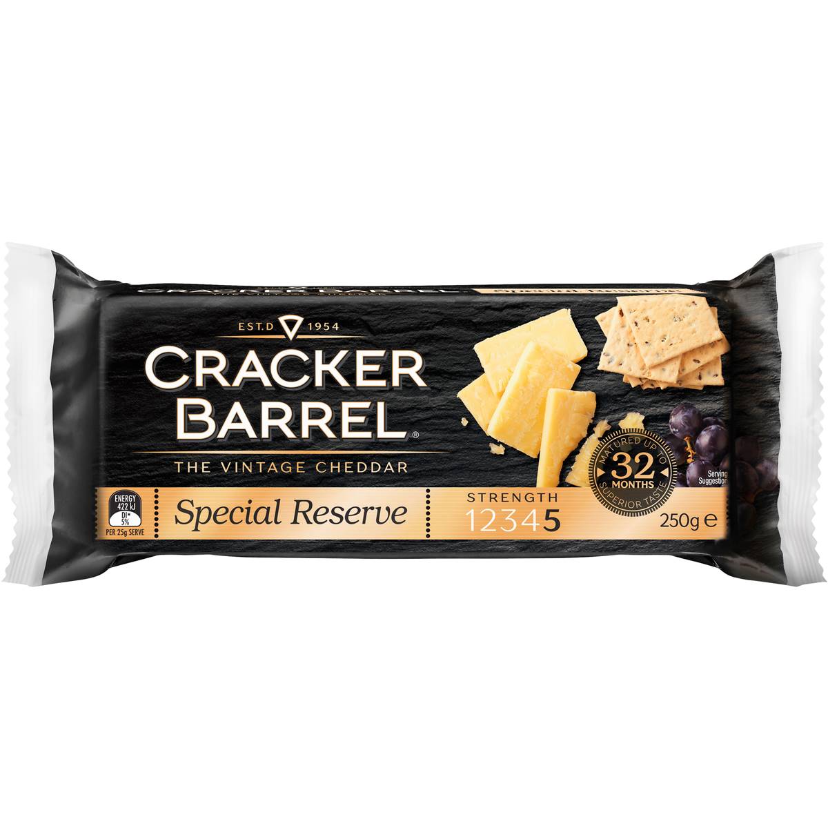 Calories In Cracker Barrel Block Special Reserve Calcount   139943 