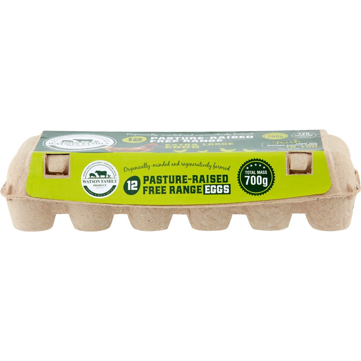 Watson Family Farm 12 Extra Large Free Range Eggs