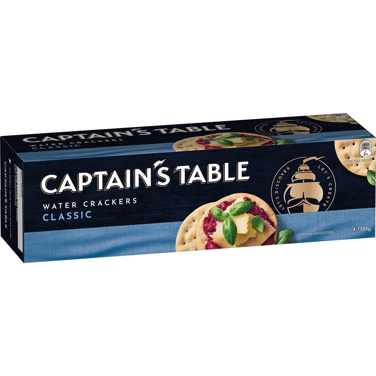 Calories in Captain's Table Water Cracker calcount