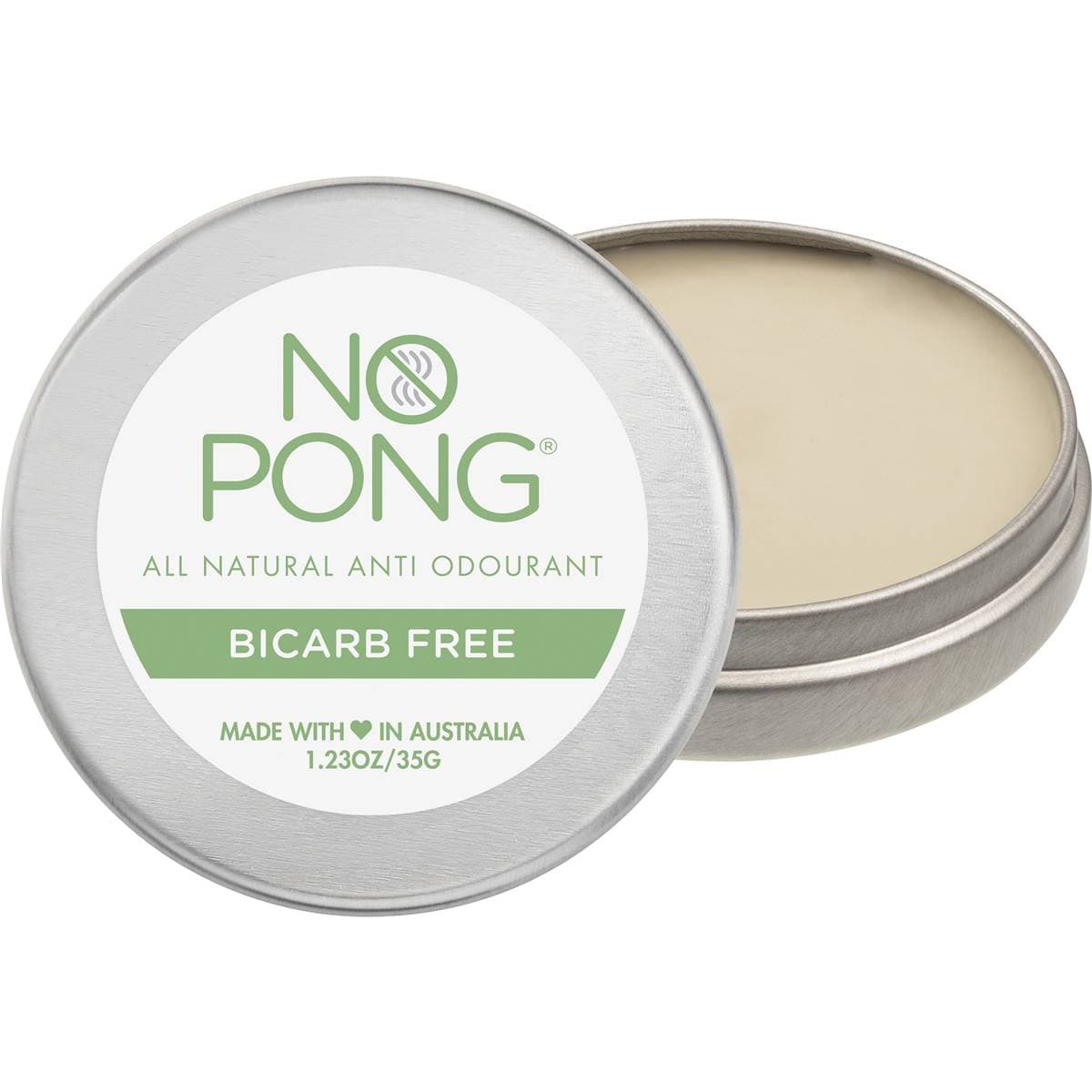 No Pong Bicarb Free Solid Deodorant 35g