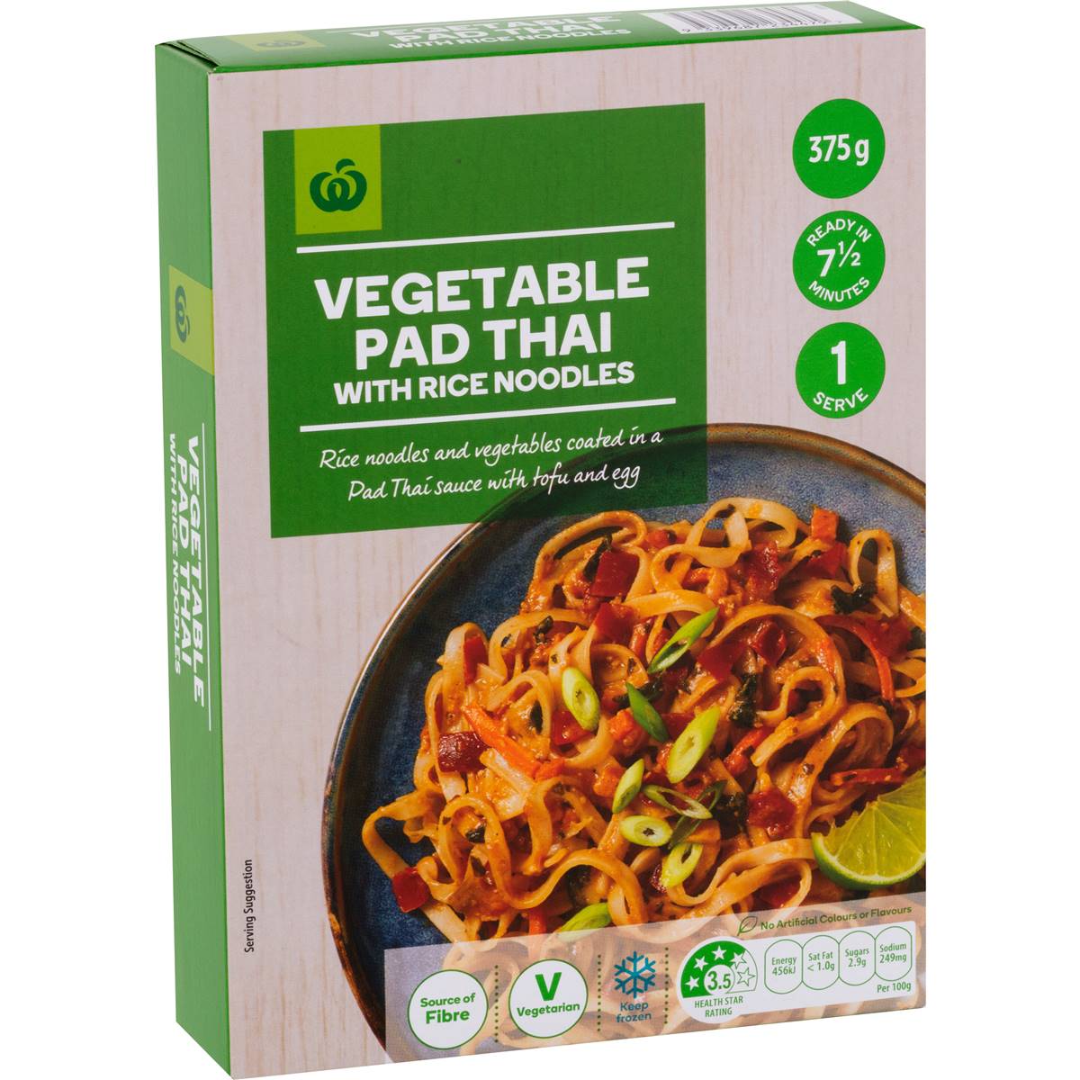 Calories in Woolworths Vegetable Pad Thai