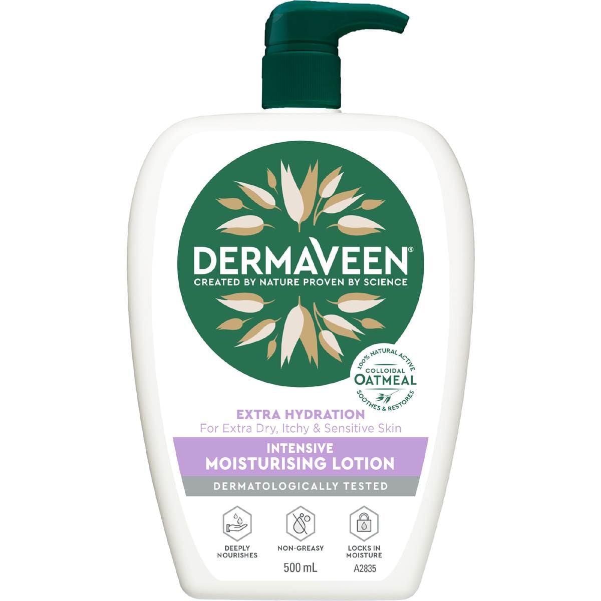 DermaVeen Extra Hydration Intensive Moisturising Lotion 500mL
