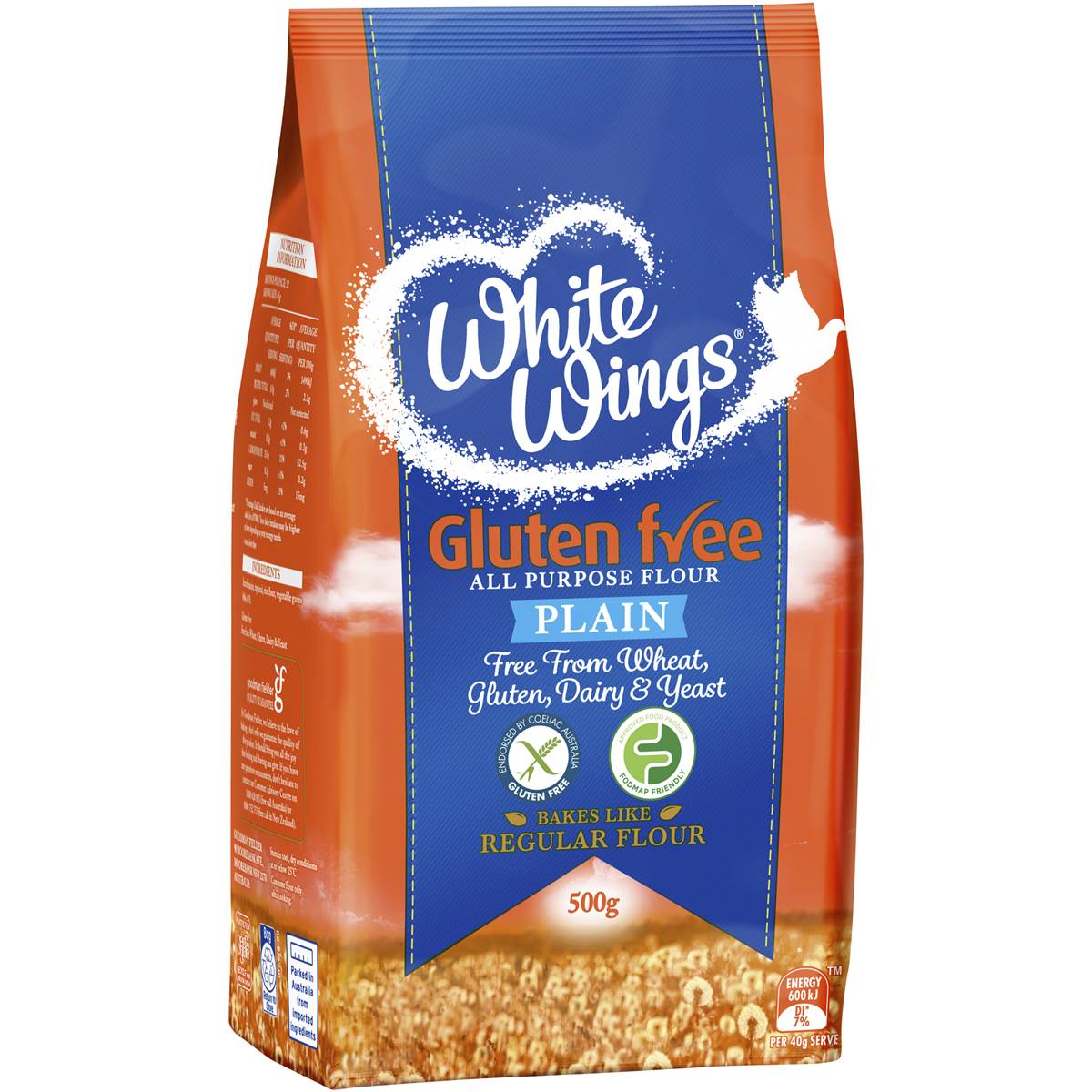 Calories in White Wings Gluten Free Plain Flour