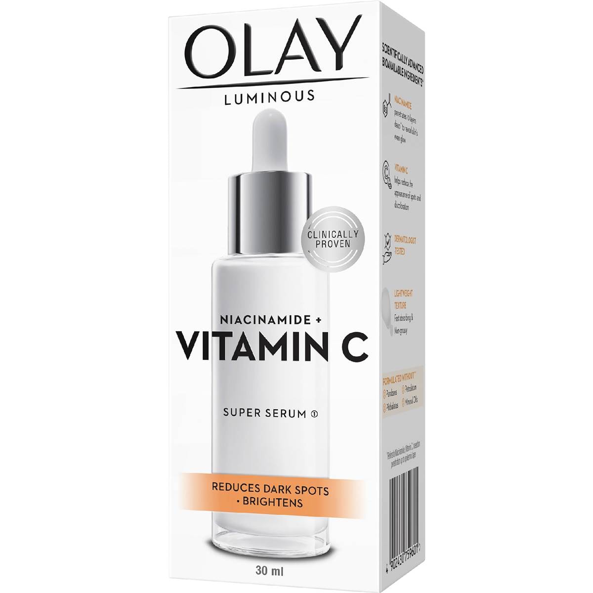 Olay Luminous Niacinamide + Vitamin C Super Face Serum 30mL