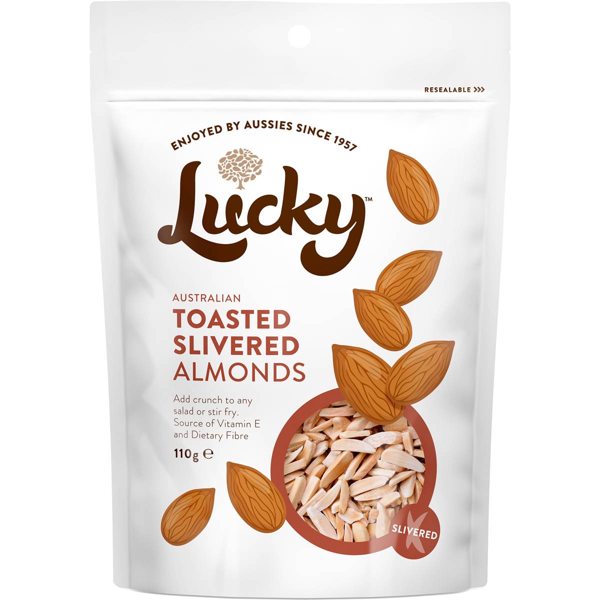 Calories in Sunbeam Almonds Slivered calcount
