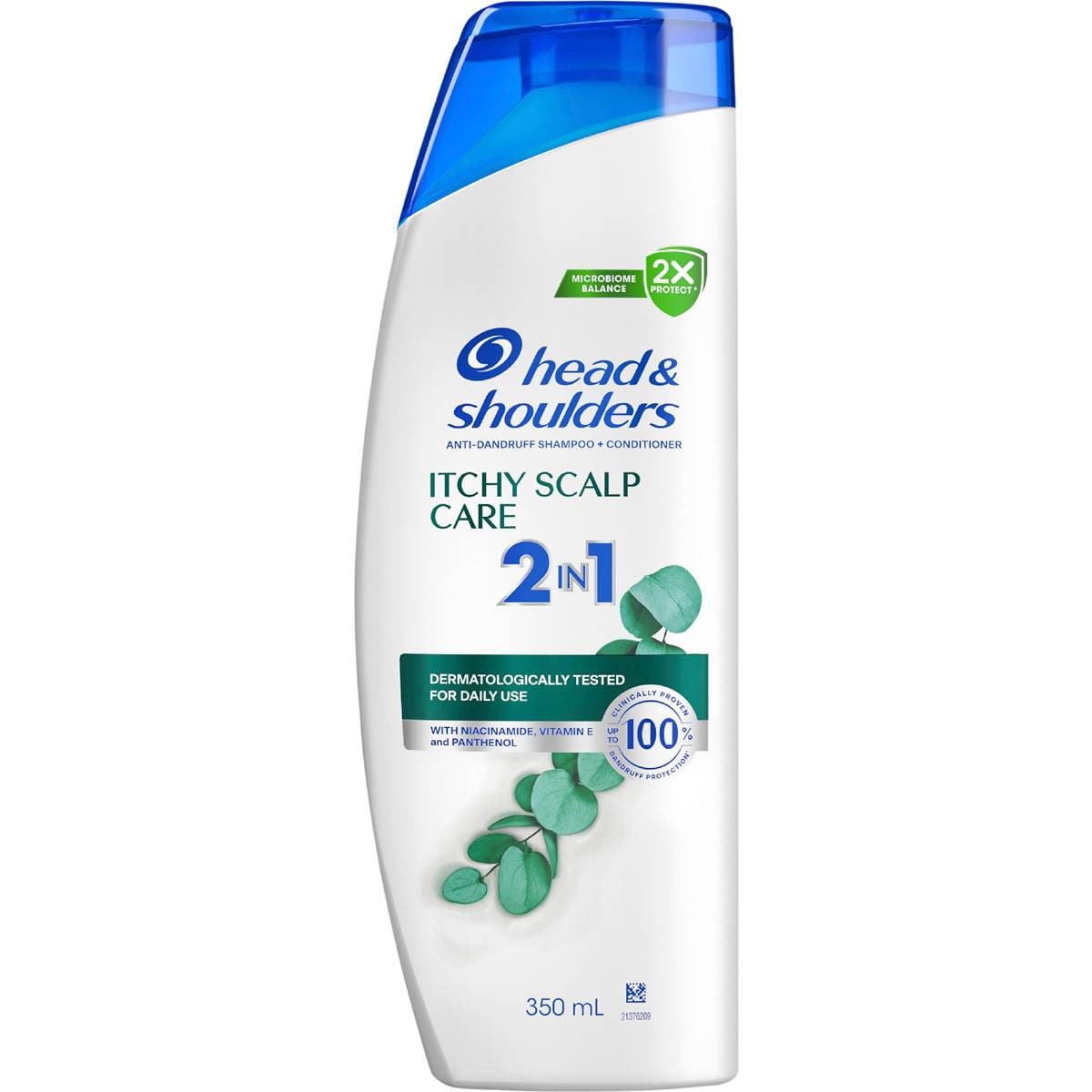 Head & Shoulders Itchy Scalp 2 In 1 Anti Dandruff Shampoo & Conditioner 350mL