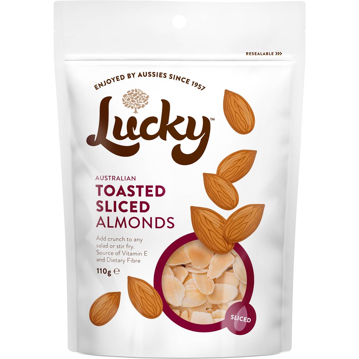 Lucky Toasted Sliced Almonds