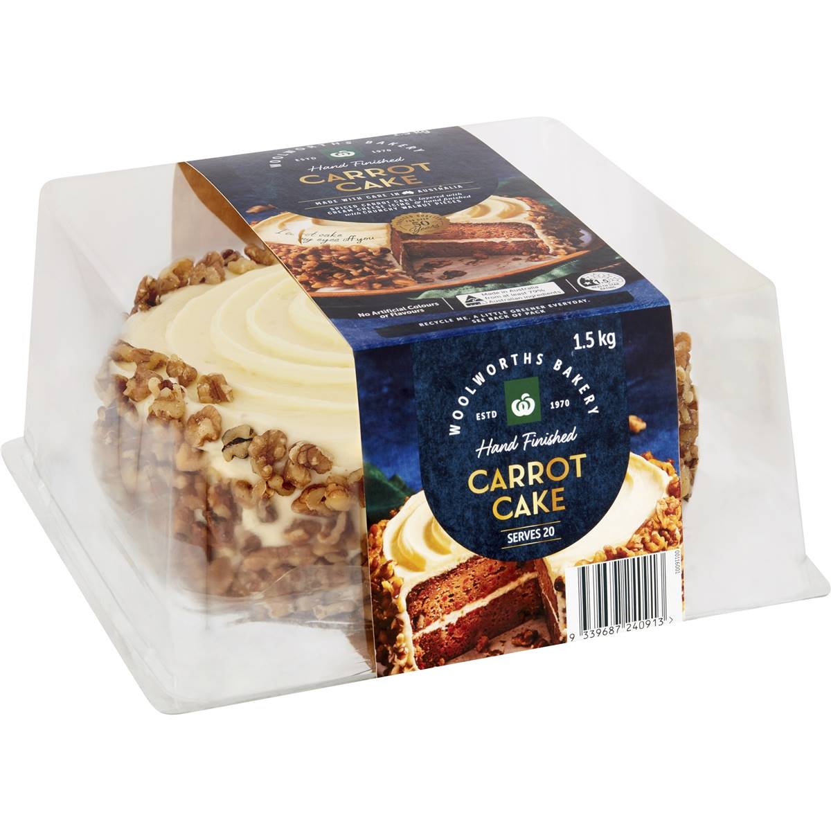 Calories in Woolworths Carrot Cake calcount