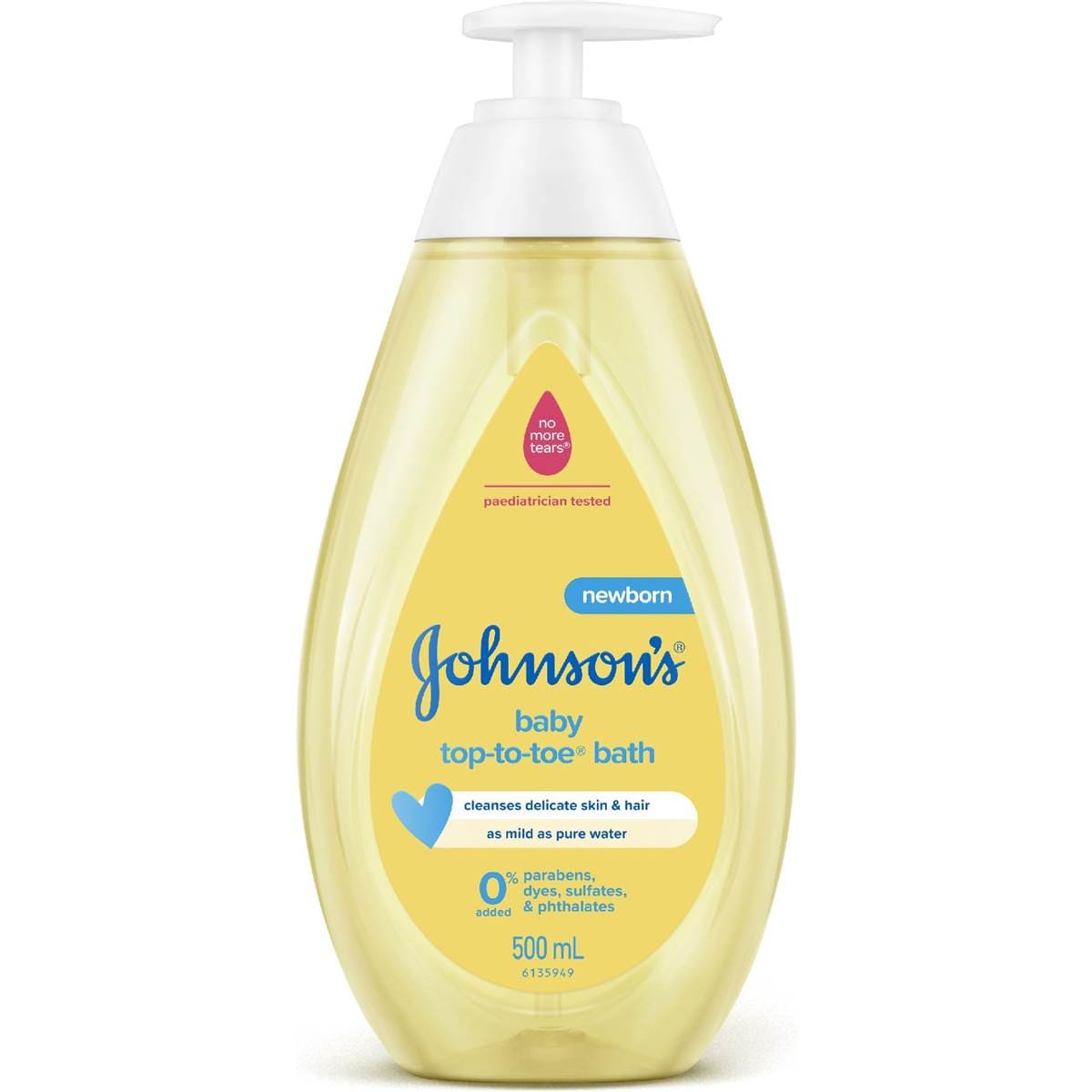 Johnson's Top-To-Toe Baby Bath 500mL