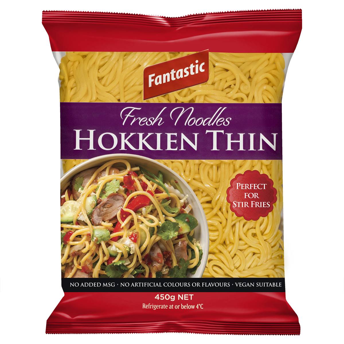 Calories in Fantastic Fresh Noodles Thin Hokkien calcount