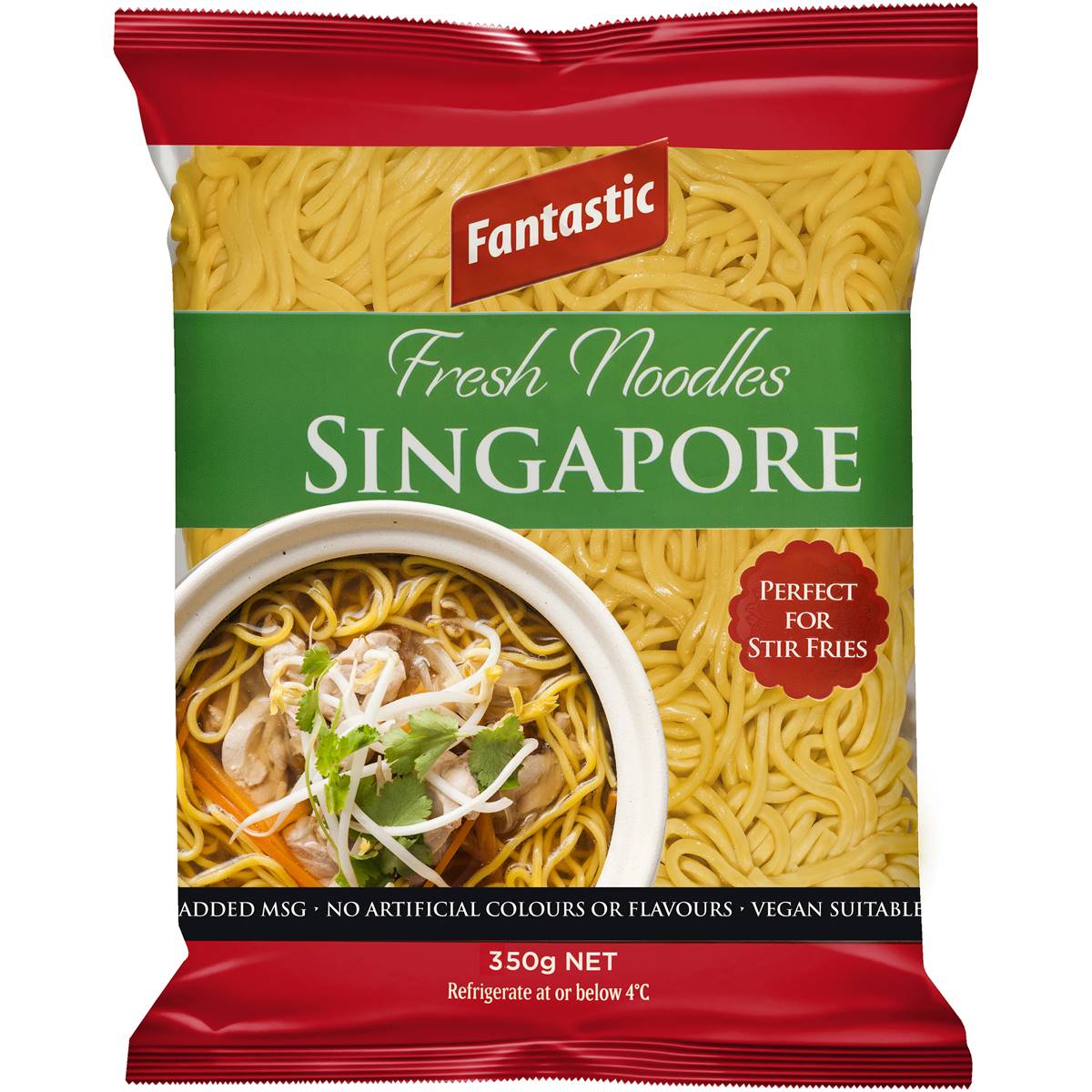 Calories in Fantastic Fresh Noodles Singapore Singapore