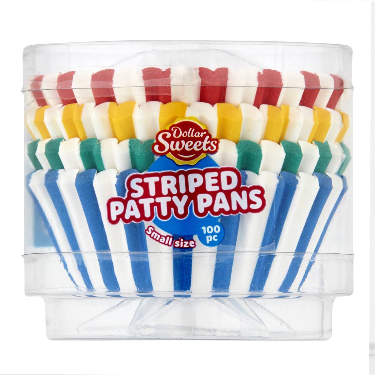 Dollar Sweets Striped Patty Pans Small Assorted
