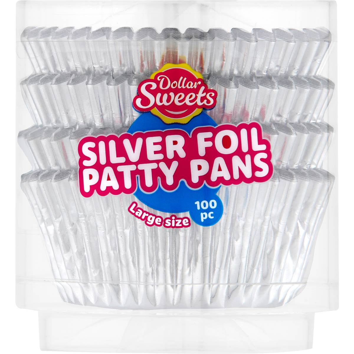 Dollar Sweets Foil Patty Pans Assorted 100 pach