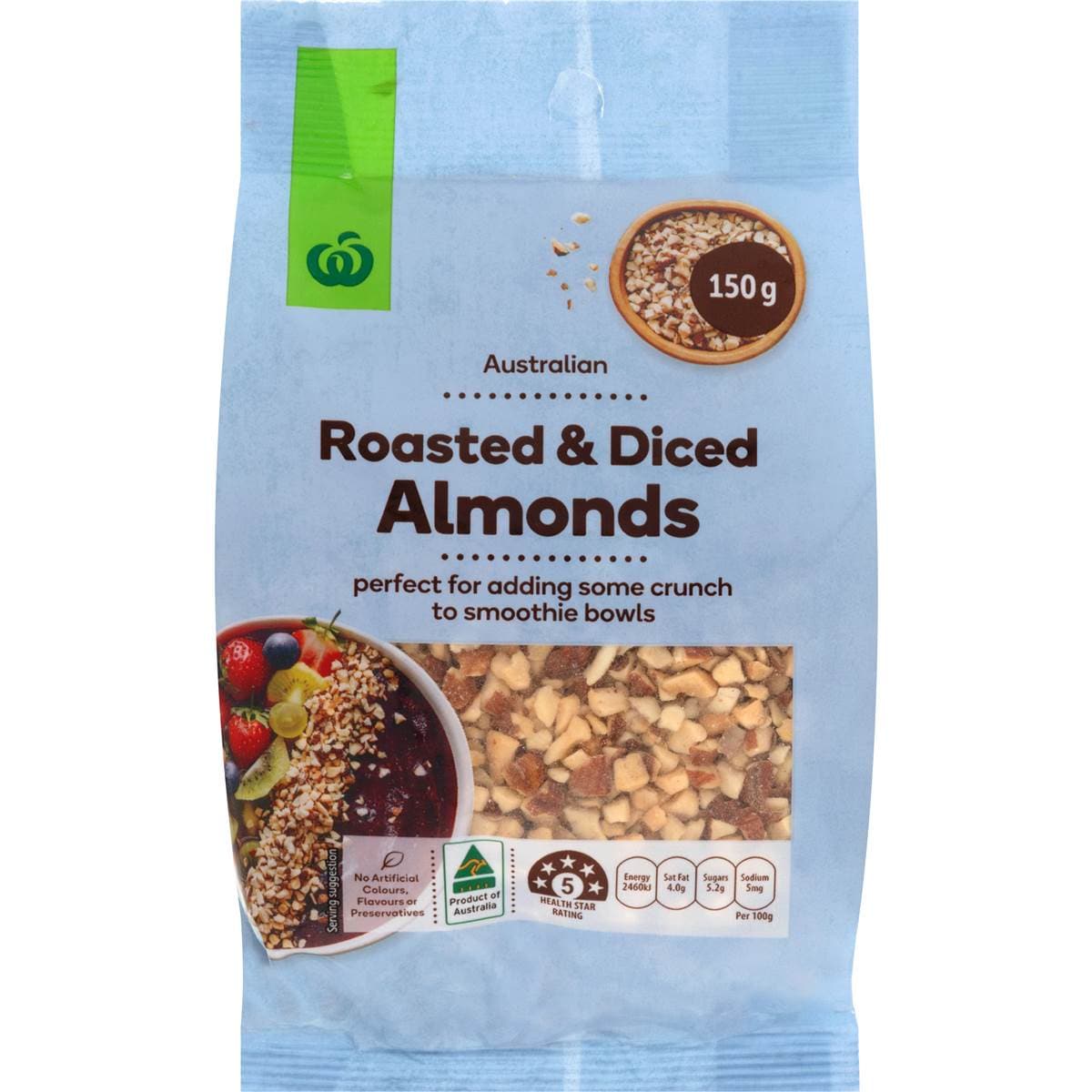 Woolworths Roasted & Diced Almonds