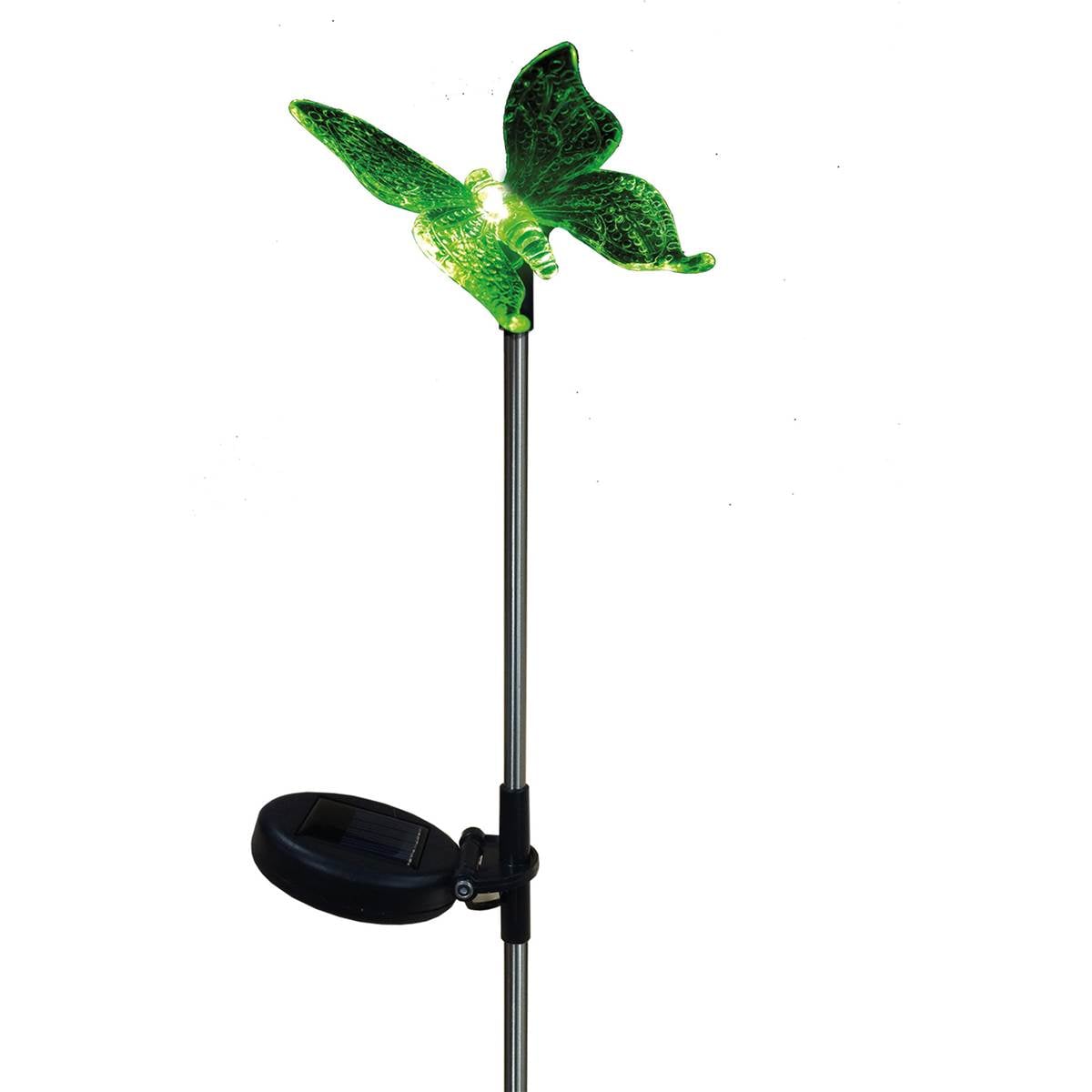Gardman Solar Decorative Pole Light Butterfly