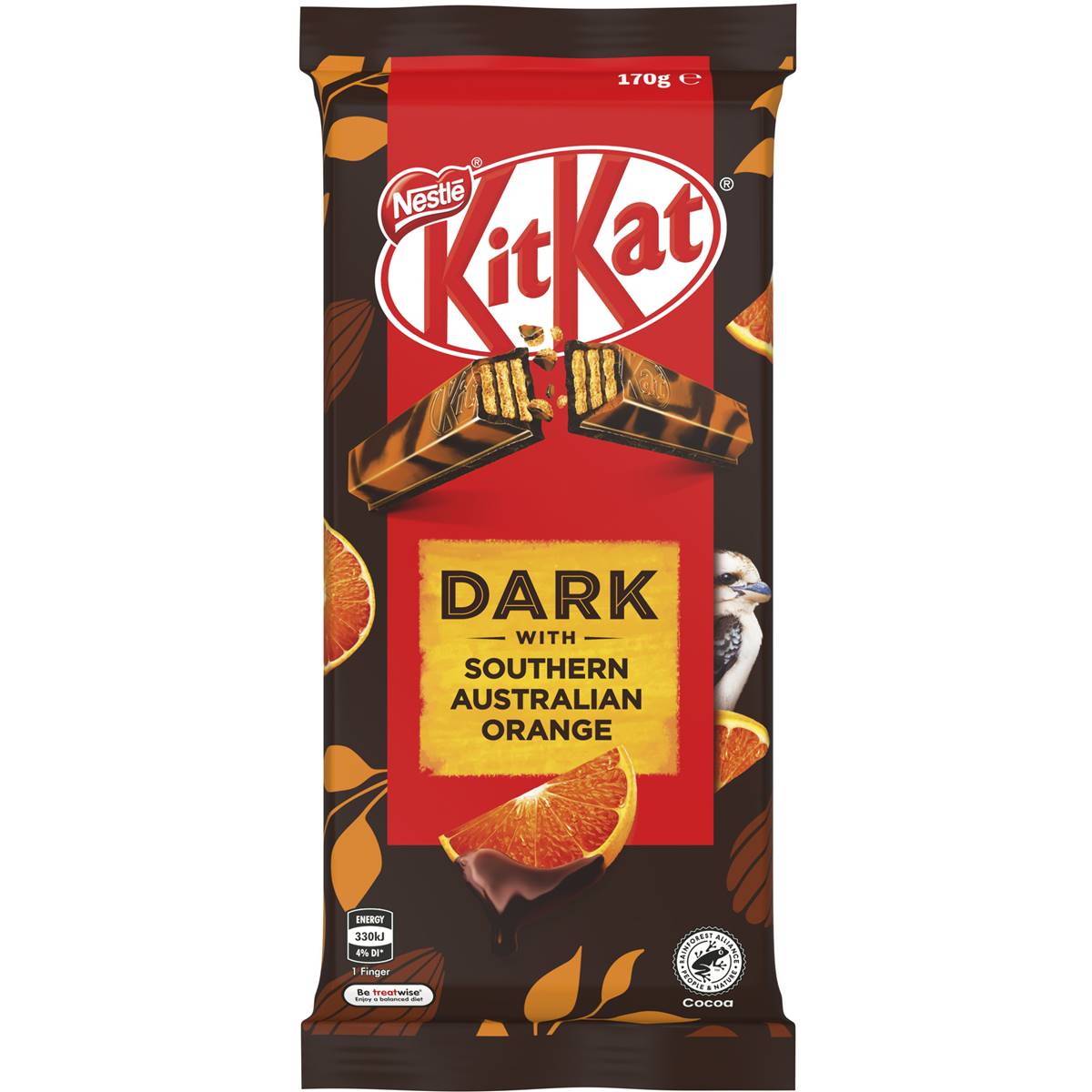 Calories in Nestle KitKat Dark Chocolate Block calcount