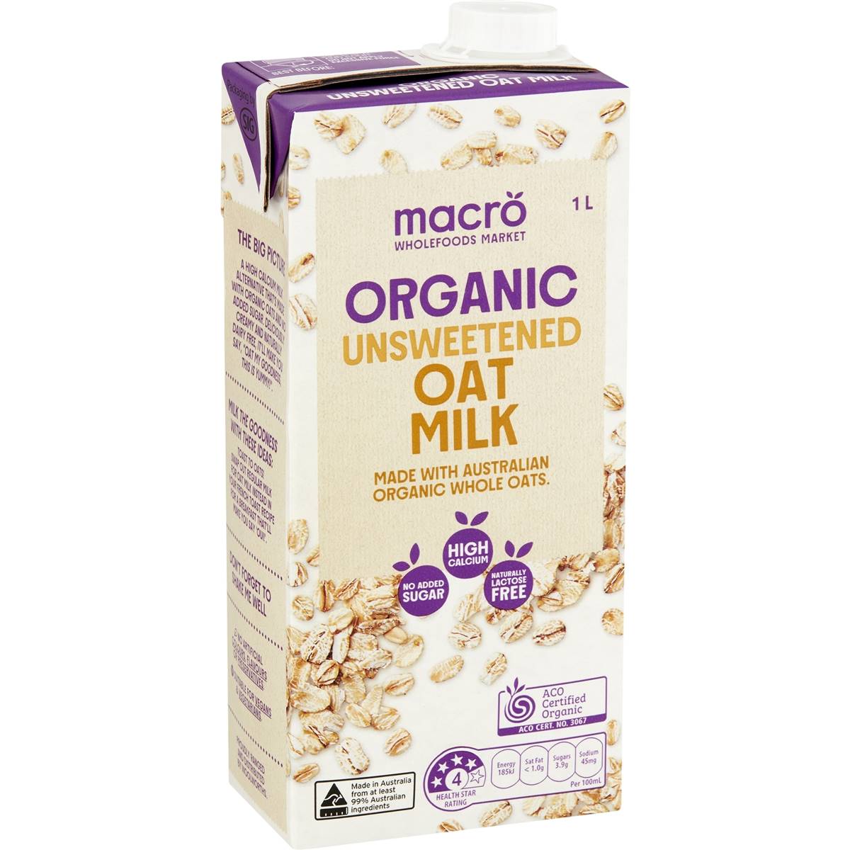 Calories in Macro Organic Coconut Milk Unsweetened calcount
