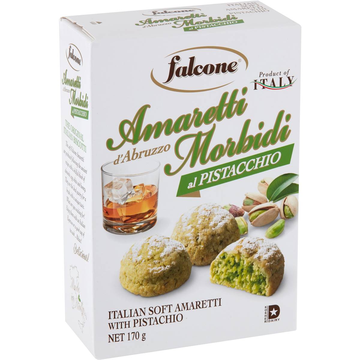 Falcone Italian Soft Amaretti With Pistachio