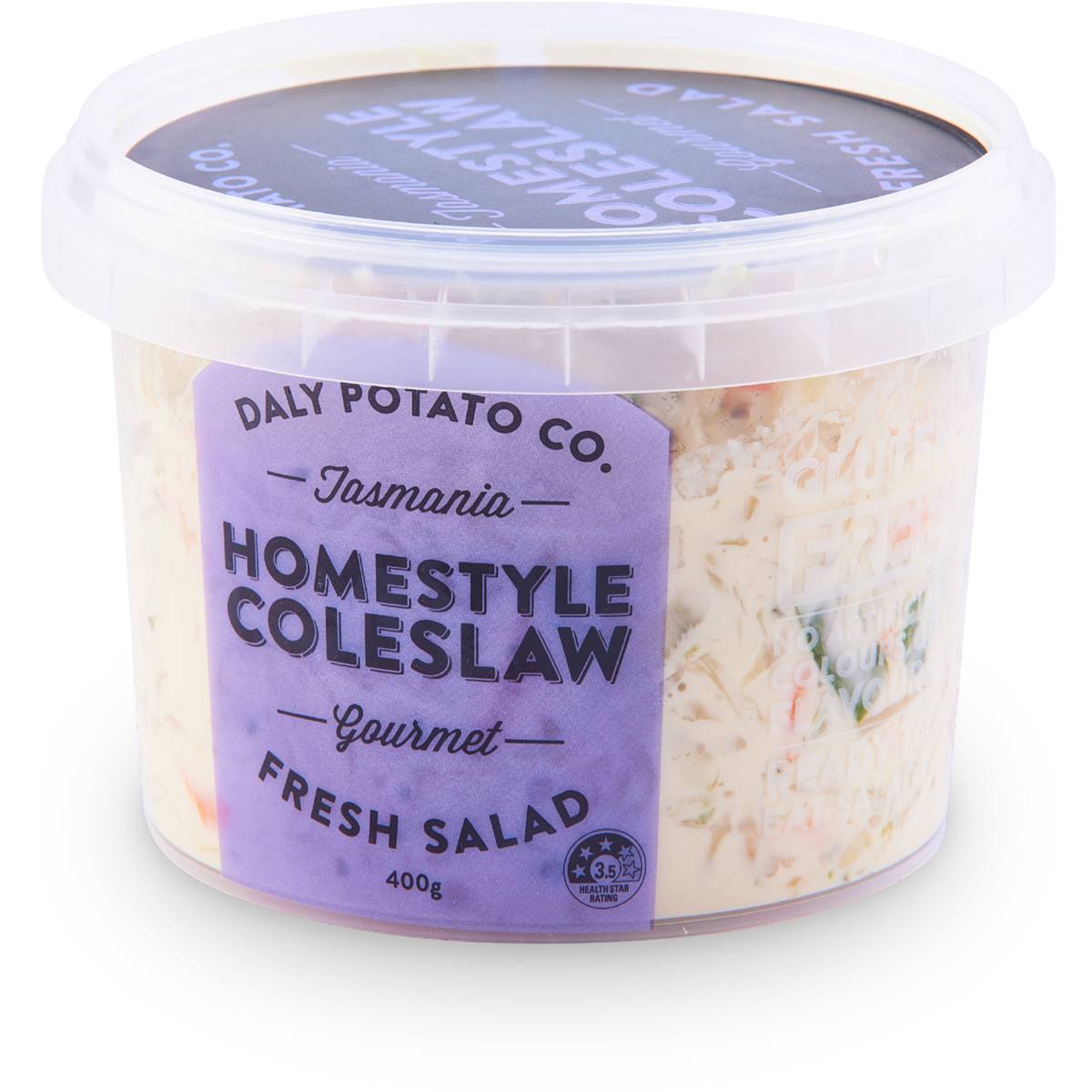Calories in Daly Potato Co. Homestyle Coleslaw Salad Coleslaw