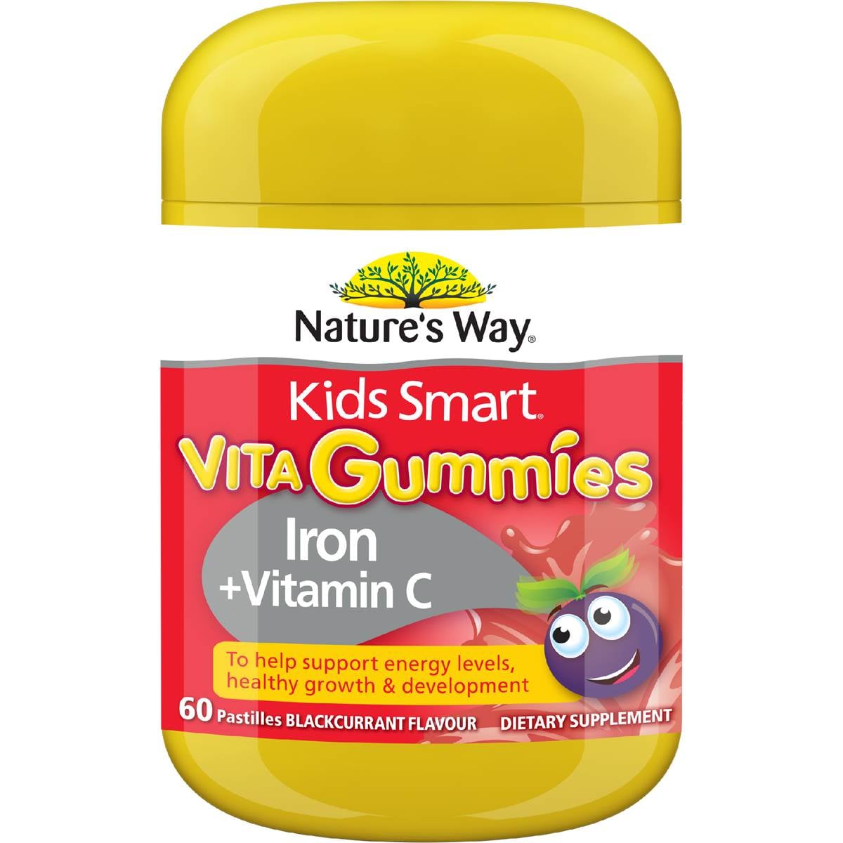 Nature's Way Kids Smart Vita Gummies Iron + Vitamin C 60 pack