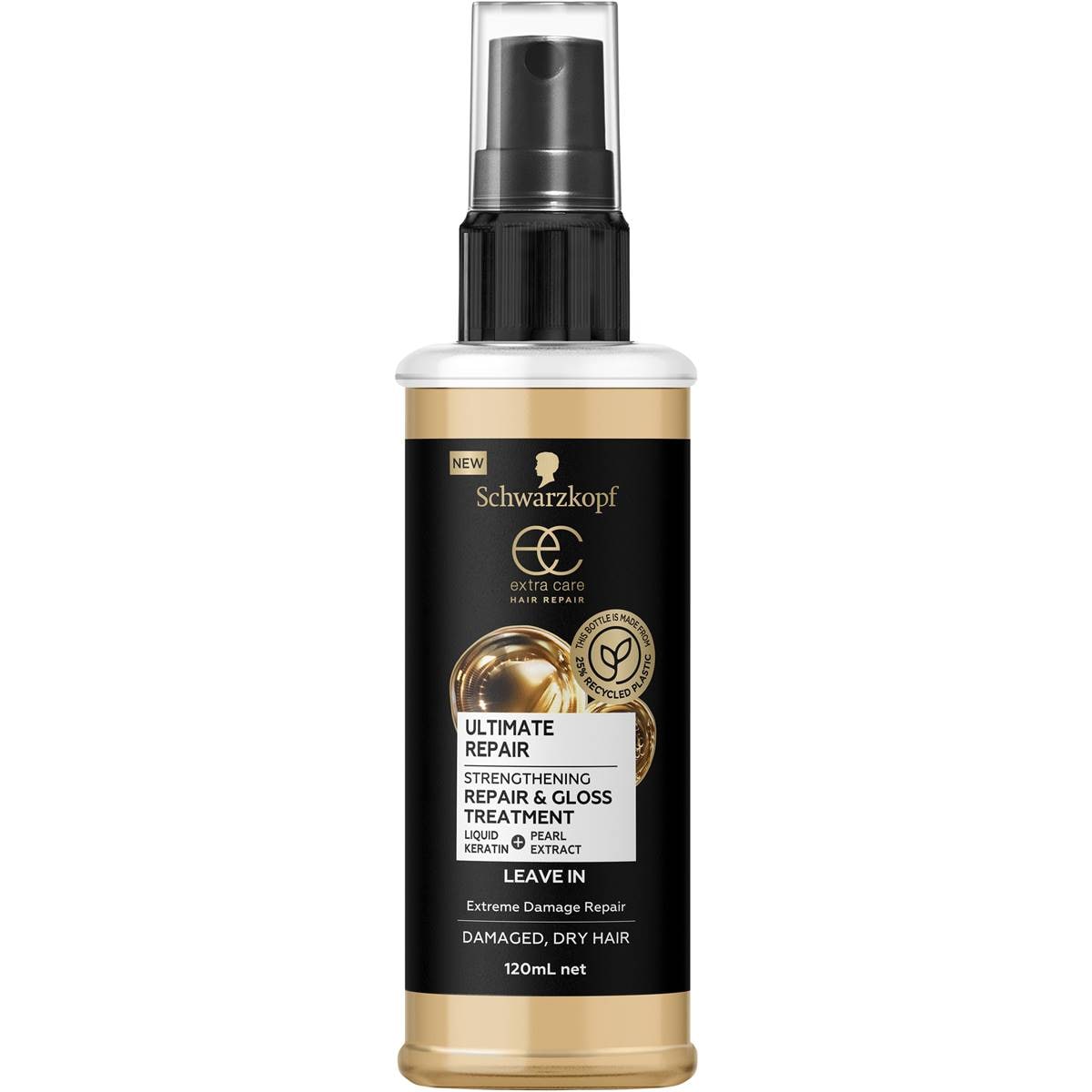 Schwarzkopf Extra Care Ultimate Repair Damaged Hair Leave In Spray 120mL