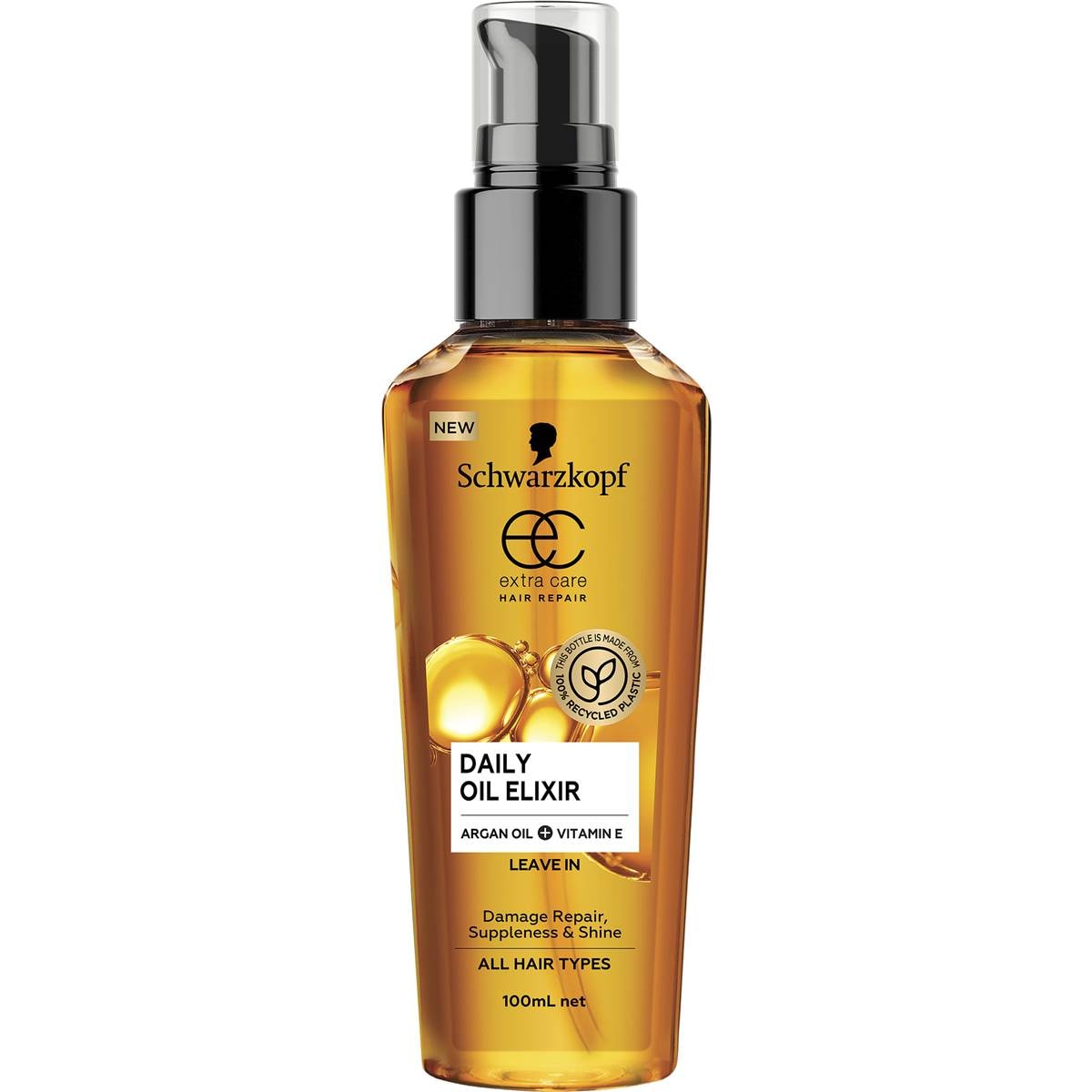 Schwarzkopf Extra Care Daily Oil Elixir For Damaged Hair 100mL