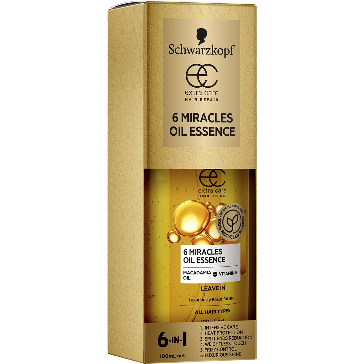 Schwarzkopf Extra Care 6 Miracles Oil For Hair Repair 100mL